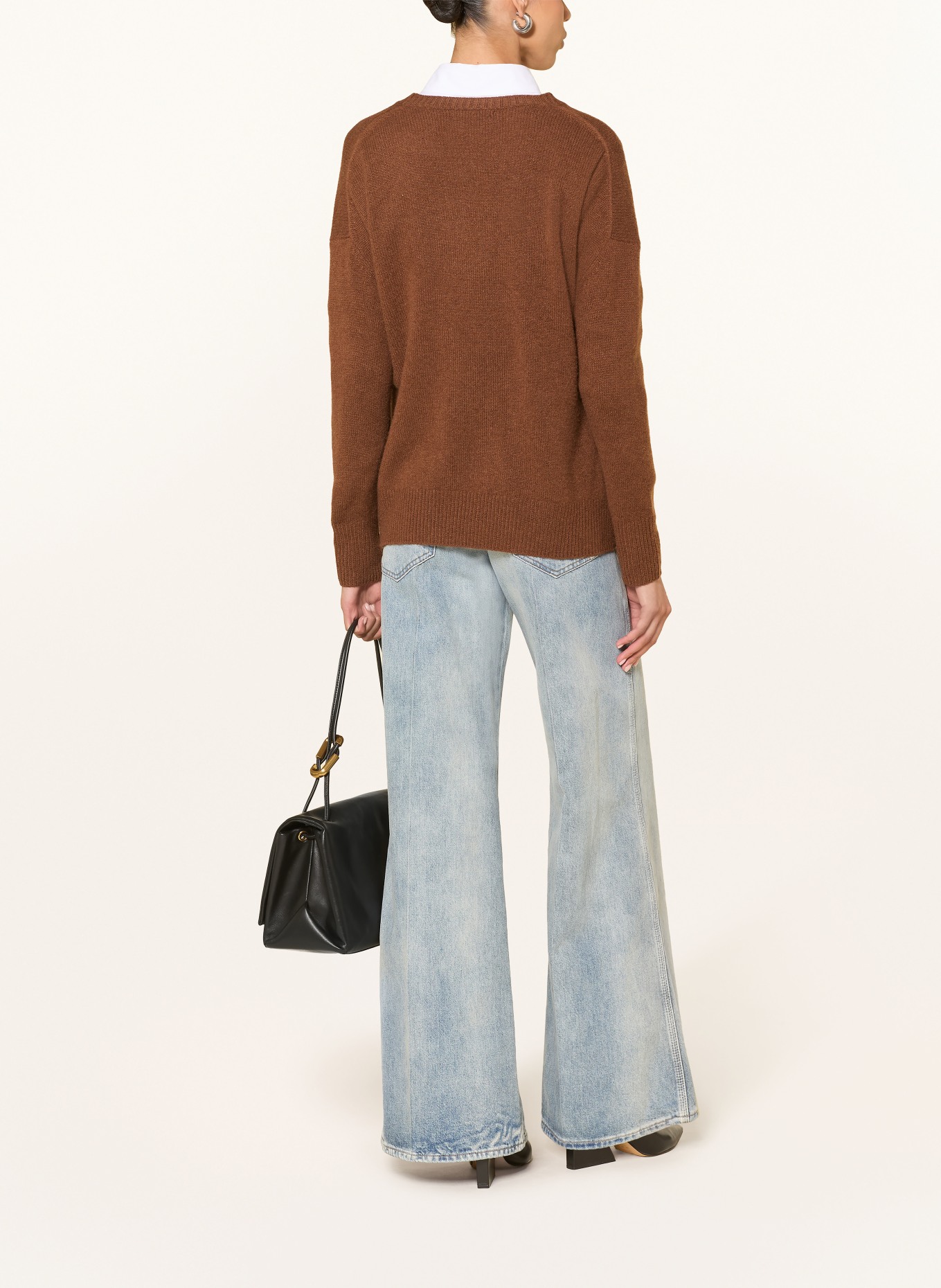 (THE MERCER) N.Y. Cashmere-Pullover: BRAUN