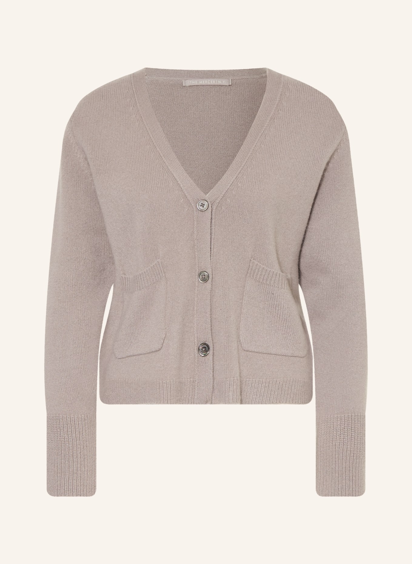 (THE MERCER) N.Y. Cashemere vest: TAUPE