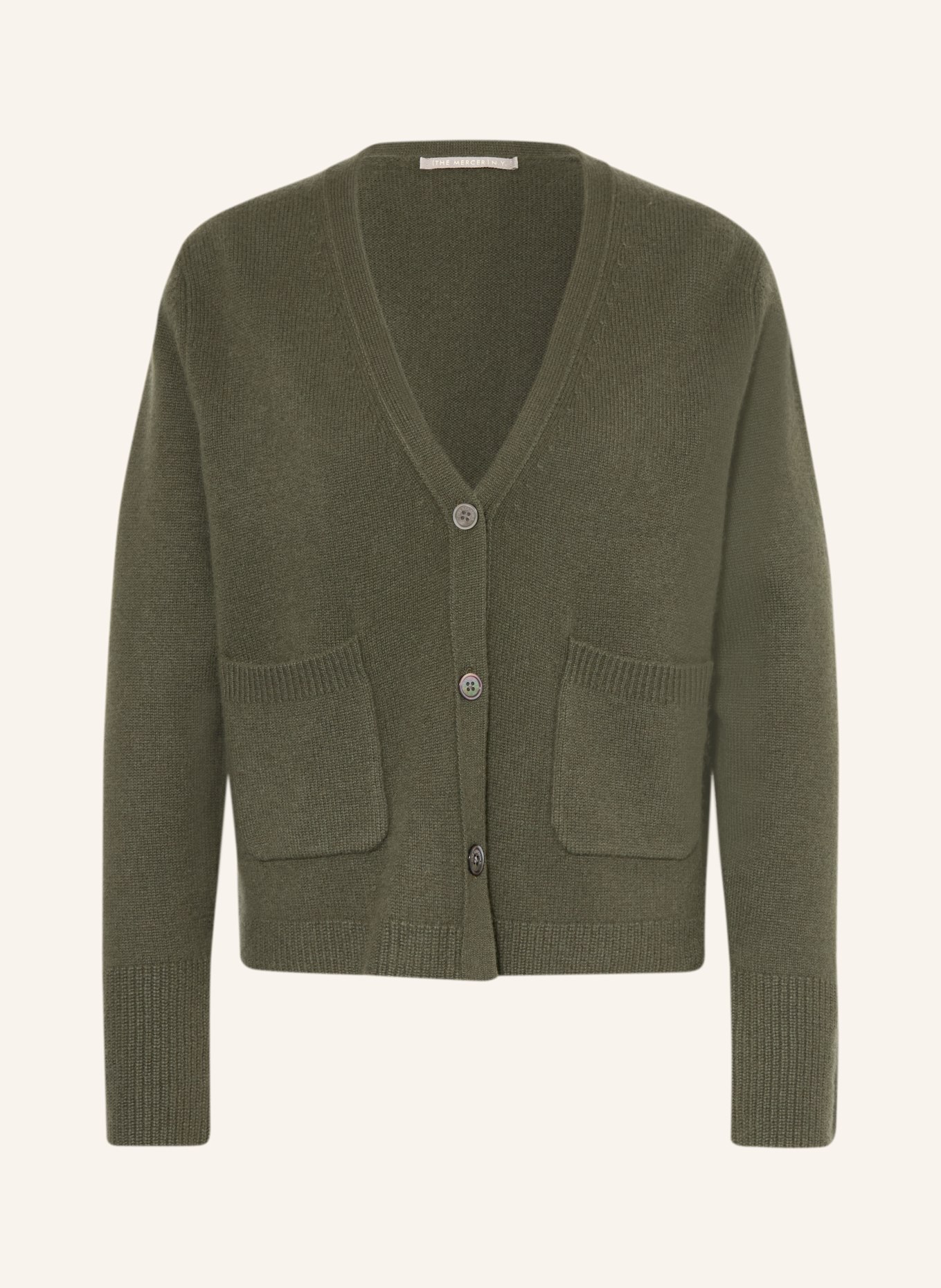 (THE MERCER) N.Y. Cashemere vest: KAKI