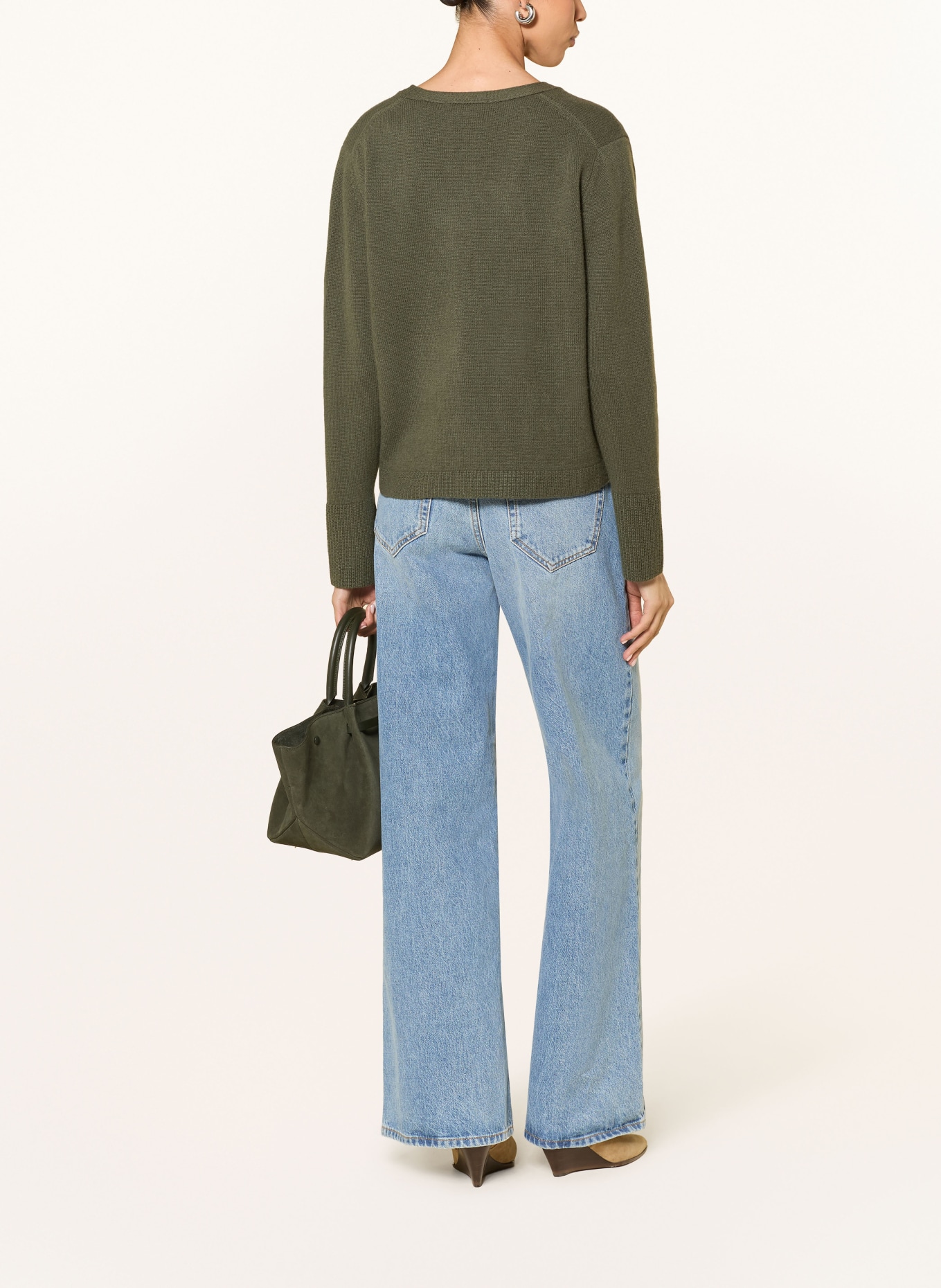 (THE MERCER) N.Y. Cashemere vest: KAKI
