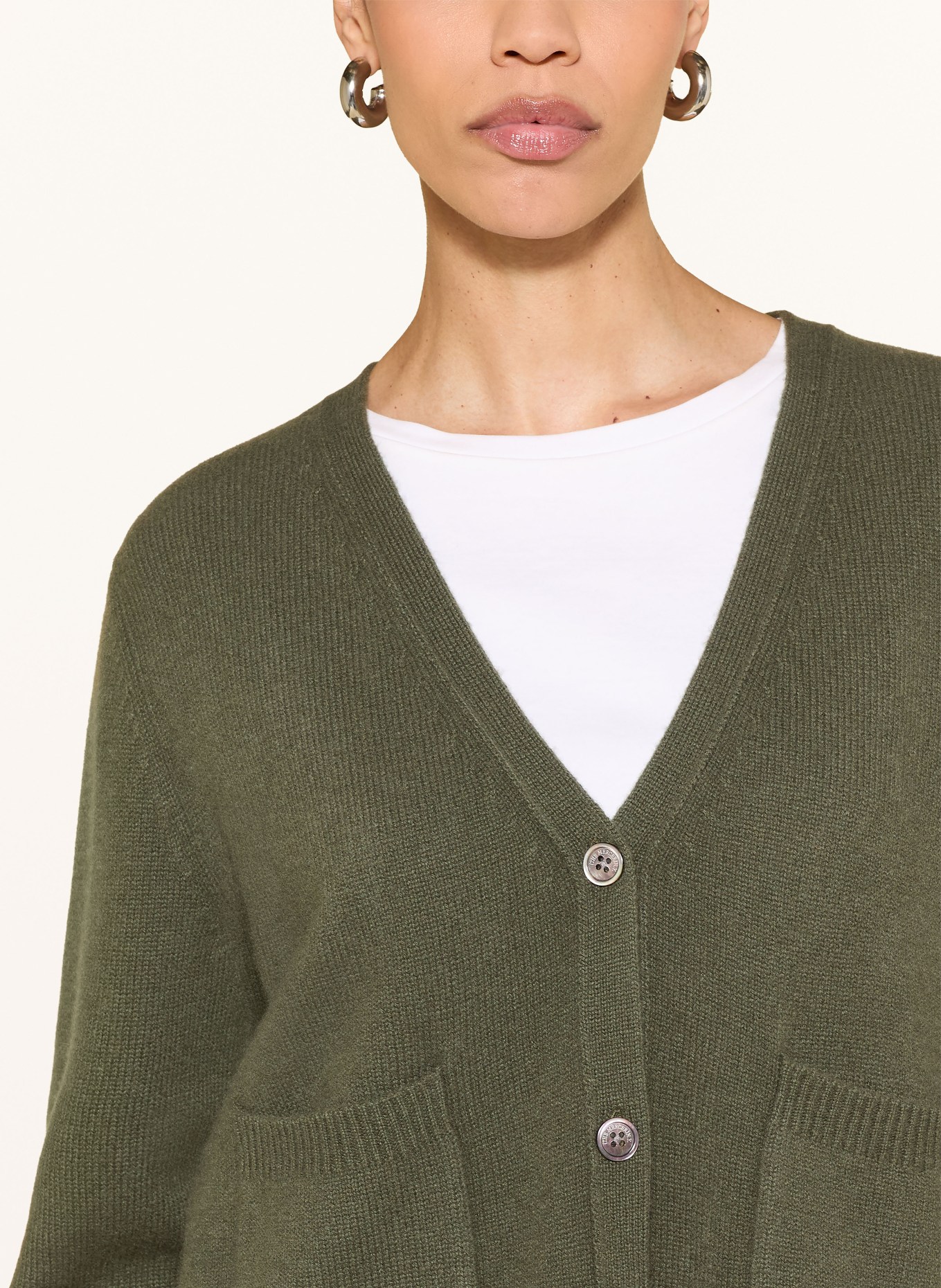 (THE MERCER) N.Y. Cashemere vest: KAKI