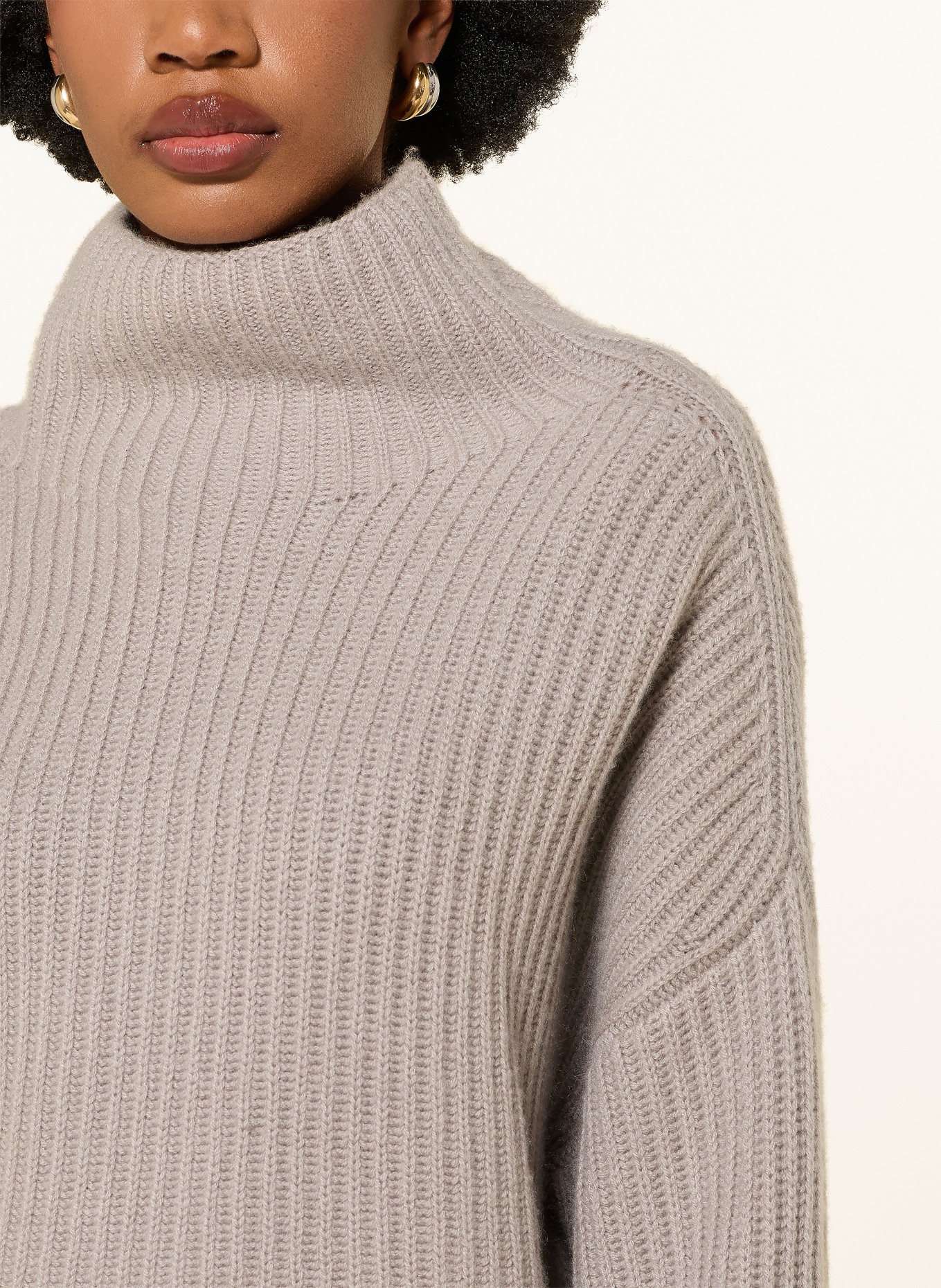 (THE MERCER) N.Y. Cashmere-Pullover: TAUPE