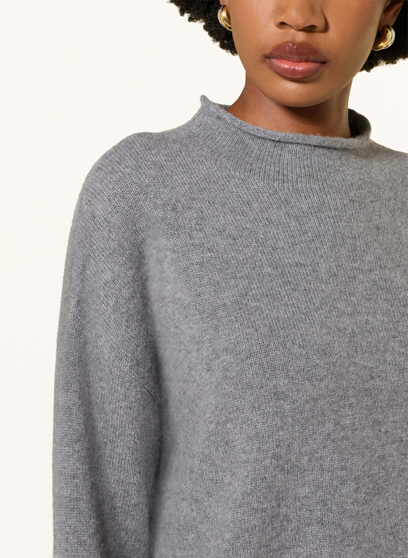 (THE MERCER) N.Y. Cashmere Sweater: GRAY