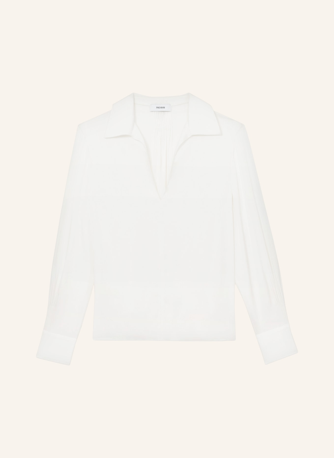 REISS Blouse ORLA met zijde: WIT