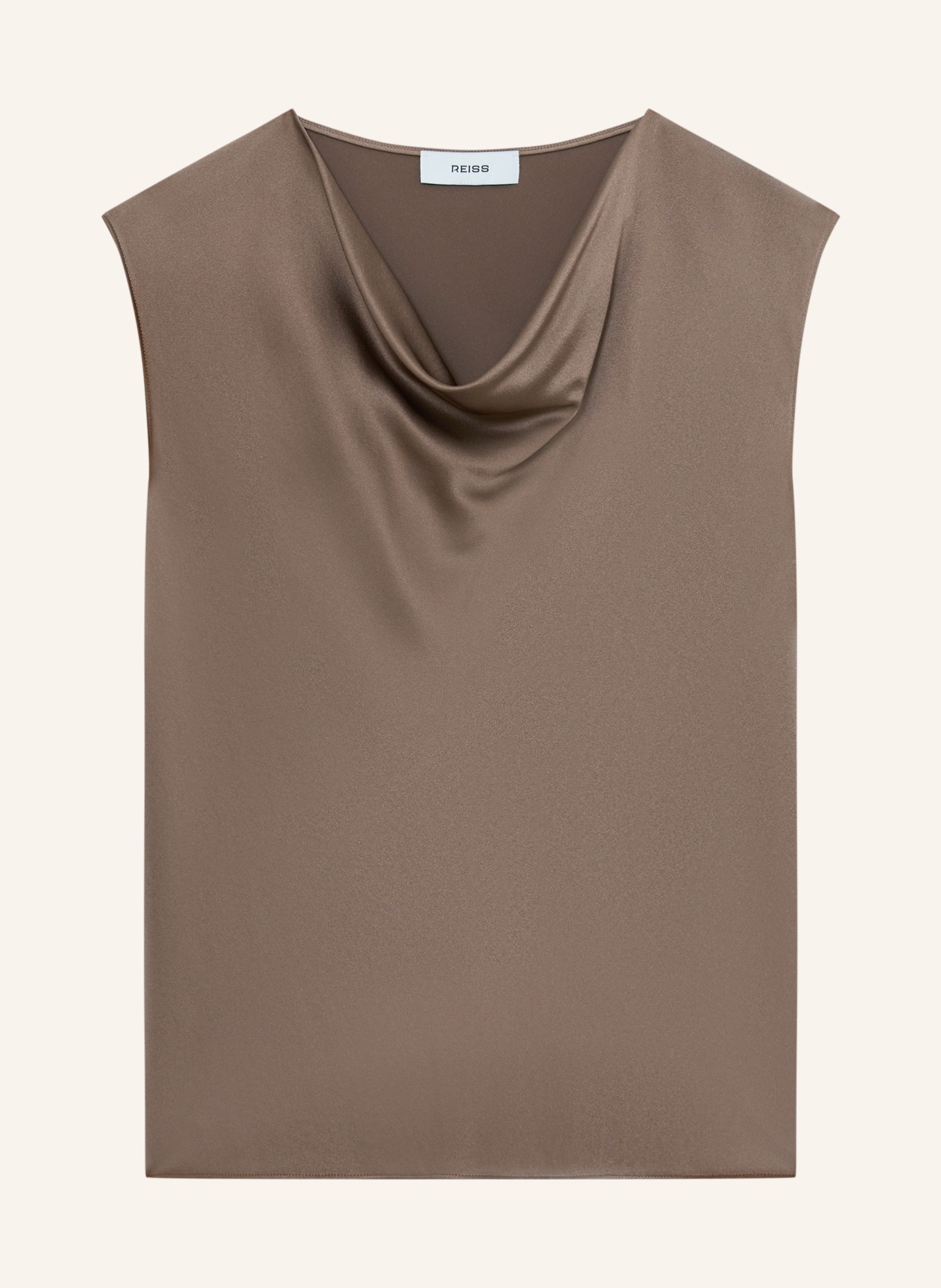 REISS Seidentop CATE: BRAUN