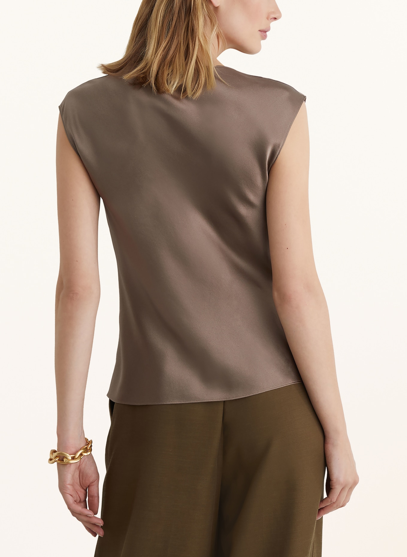 REISS Seidentop CATE: BRAUN