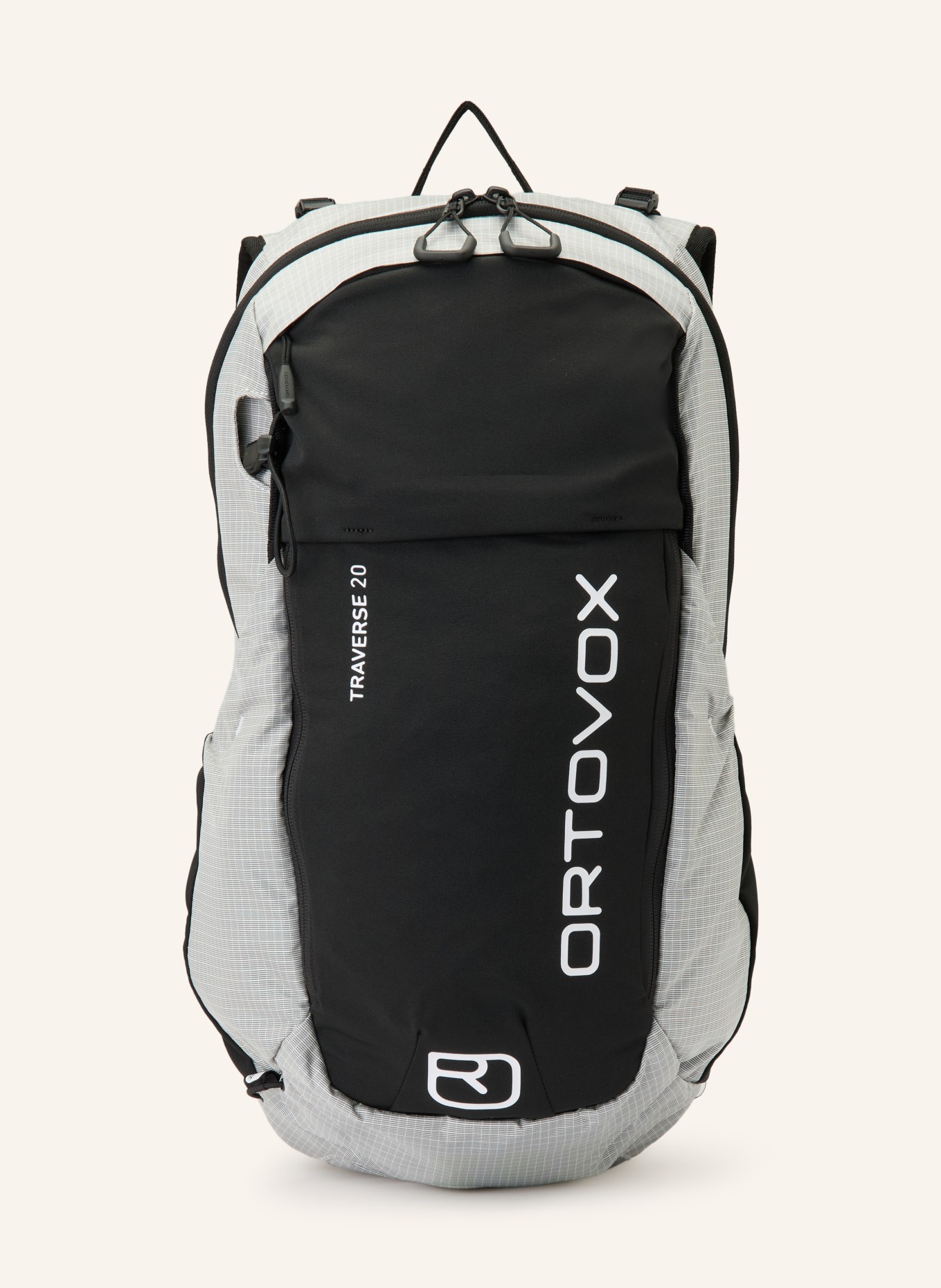 ORTOVOX TRAVERSE PURE 20 Backpack: GRAY / WHITE / BLACK