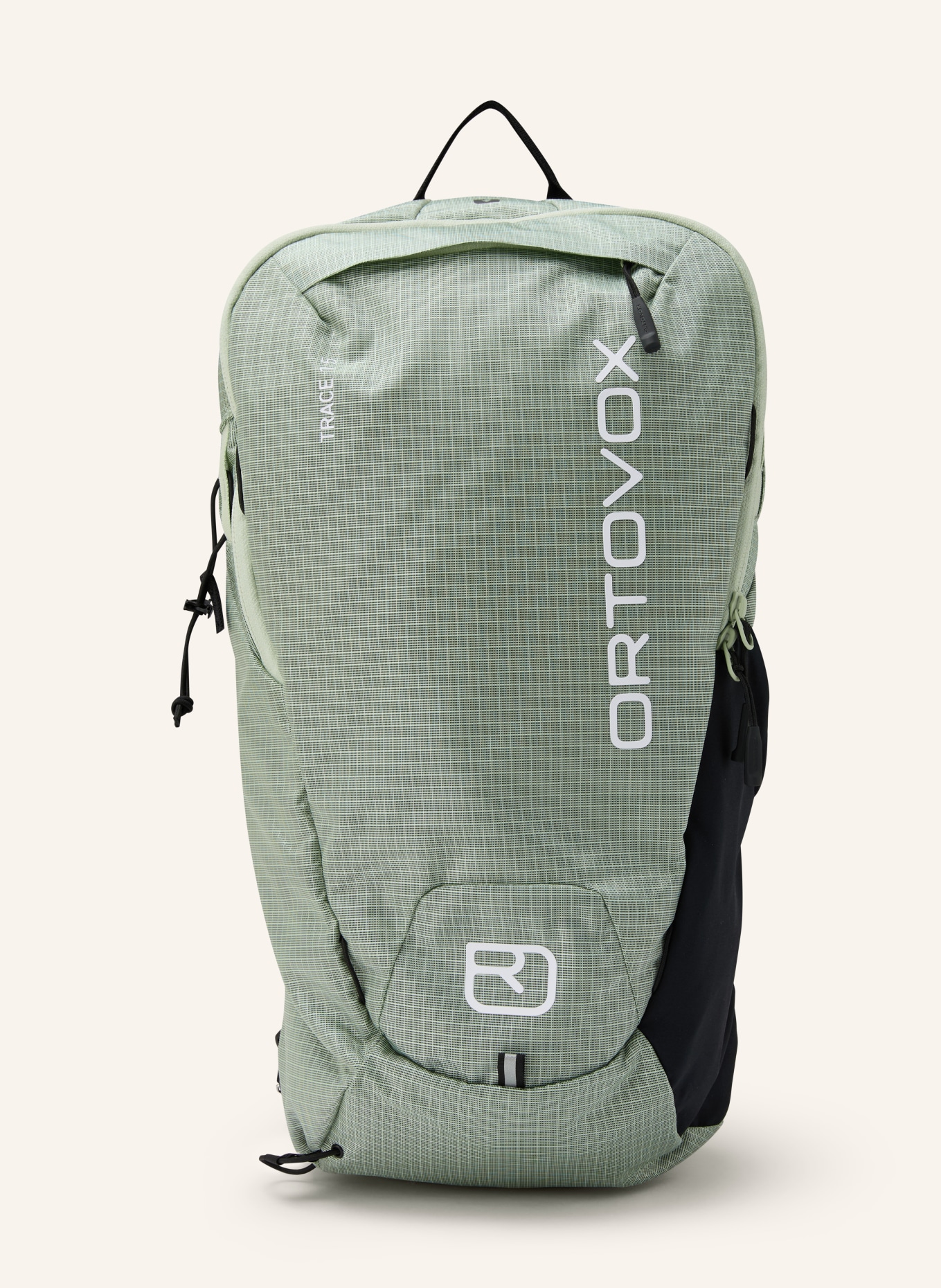 ORTOVOX TRACE 15 L Backpack: LIGHT GREEN / WHITE / BLACK