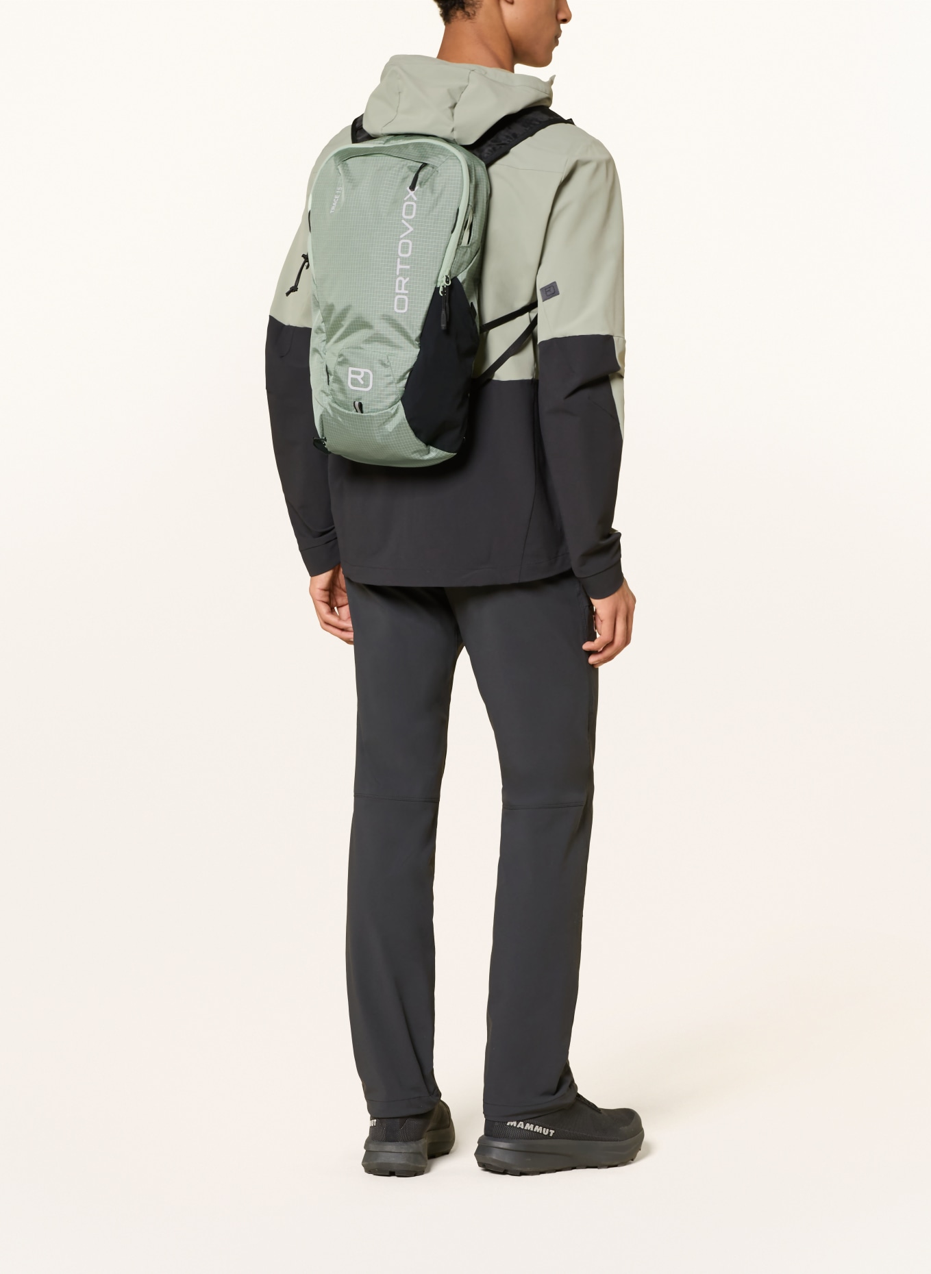 ORTOVOX Rucsac TRACE 15 l: VERDE DESCHIS / ALB / NEGRU