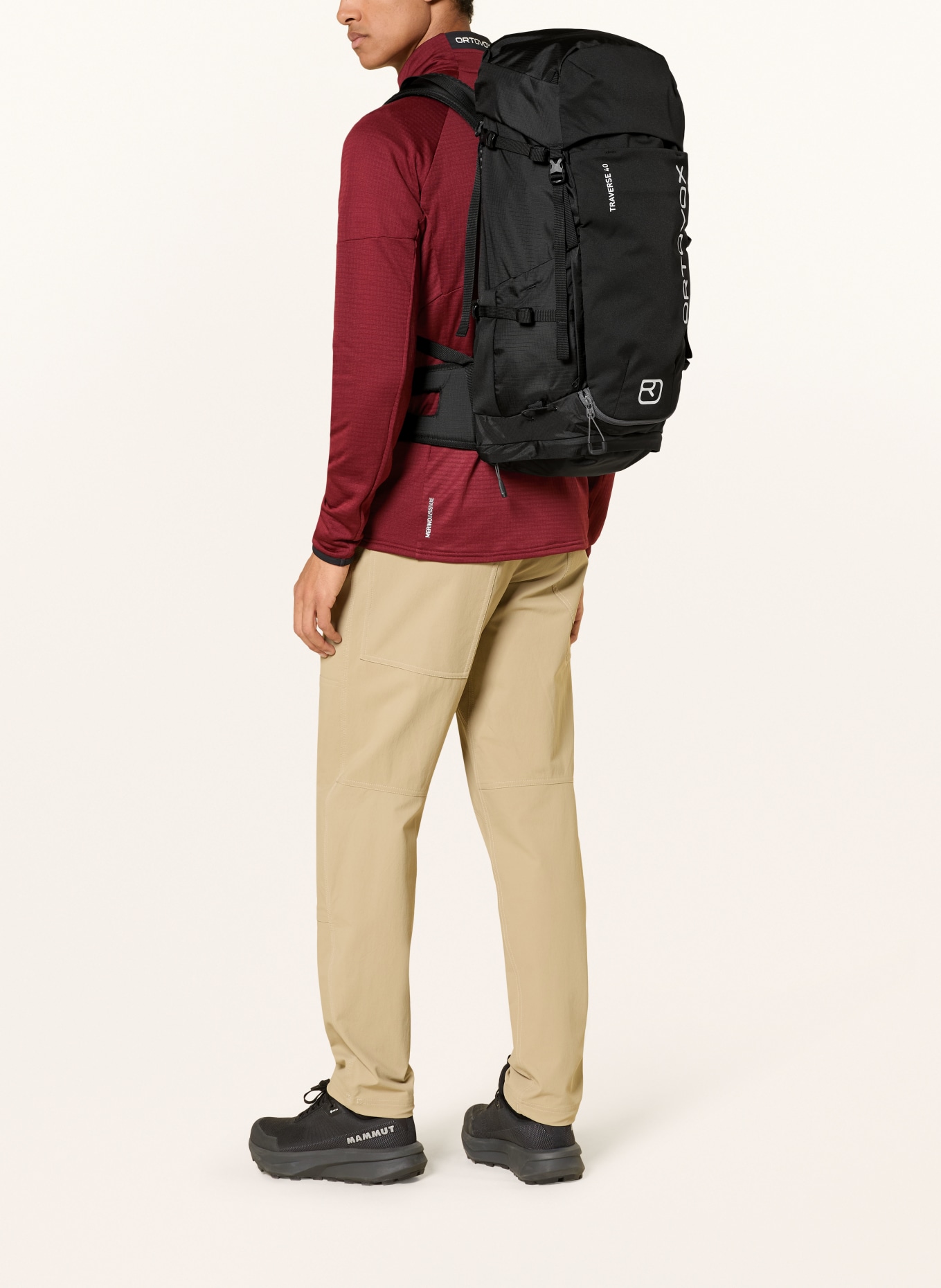 ORTOVOX Rucksack TRAVERSE 40: SCHWARZ / WEISS