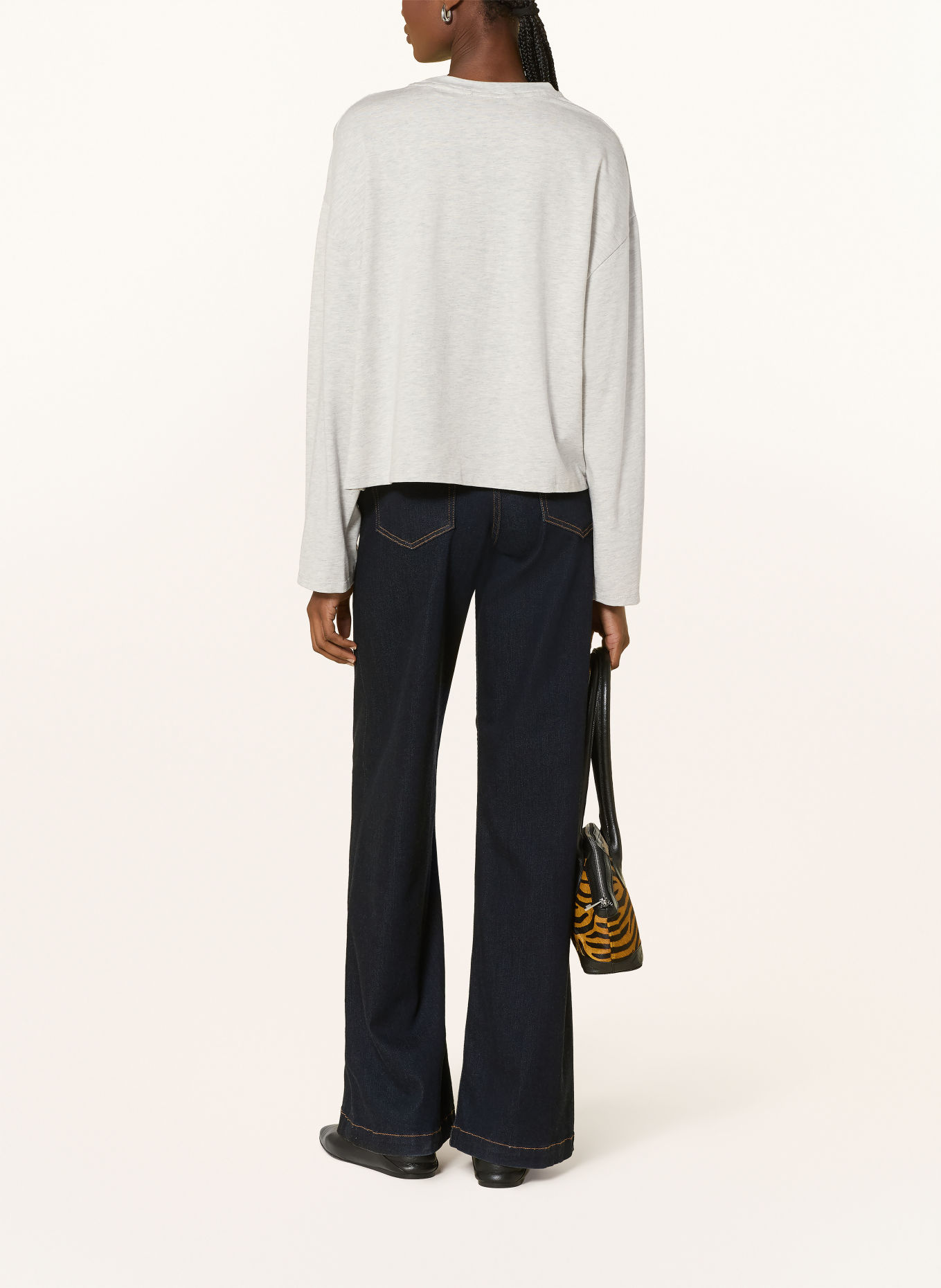 kera till Long-sleeve: GRAY / DARK YELLOW / BLACK