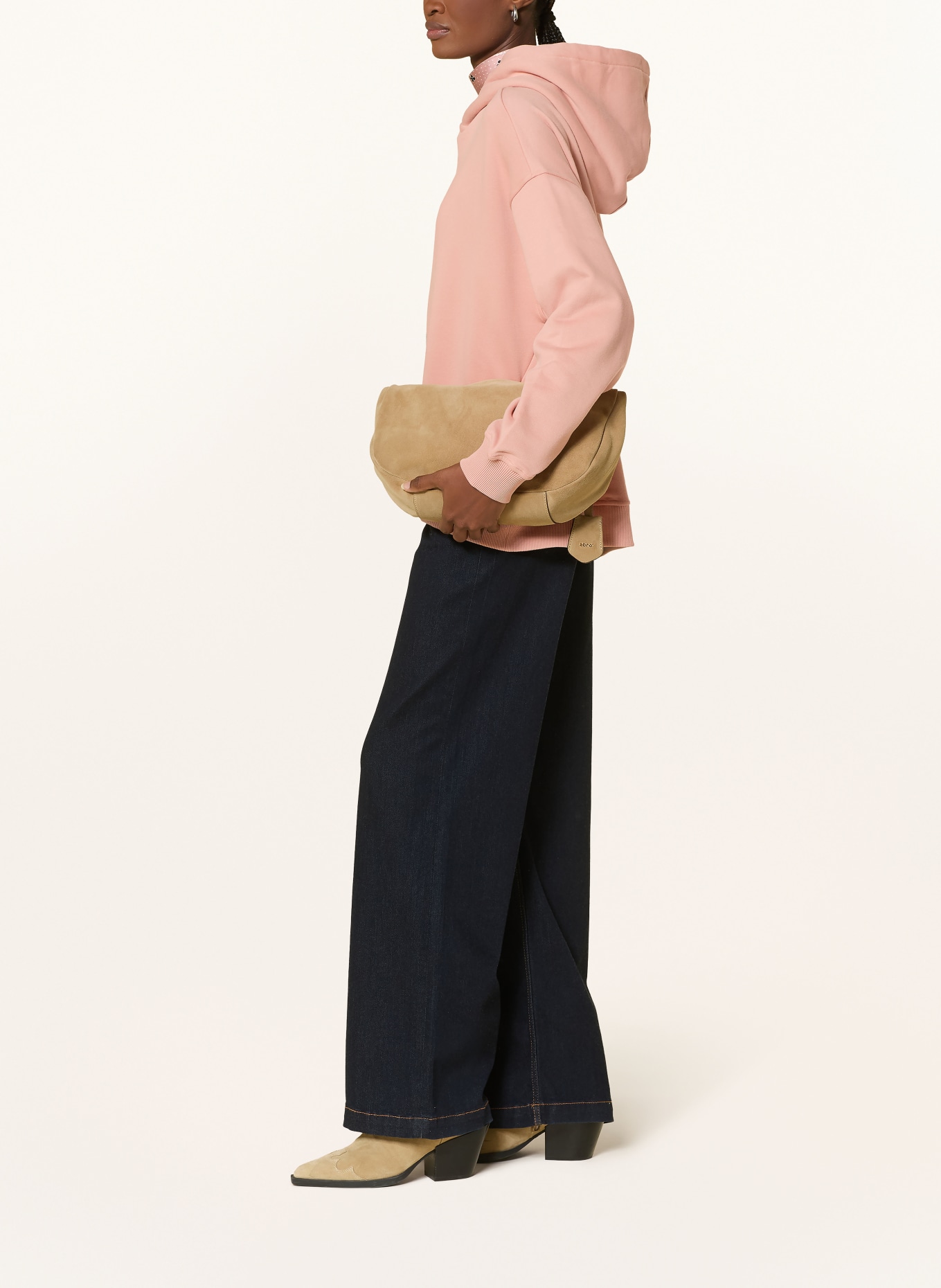 kera till Hoodie: ROSE / BLACK
