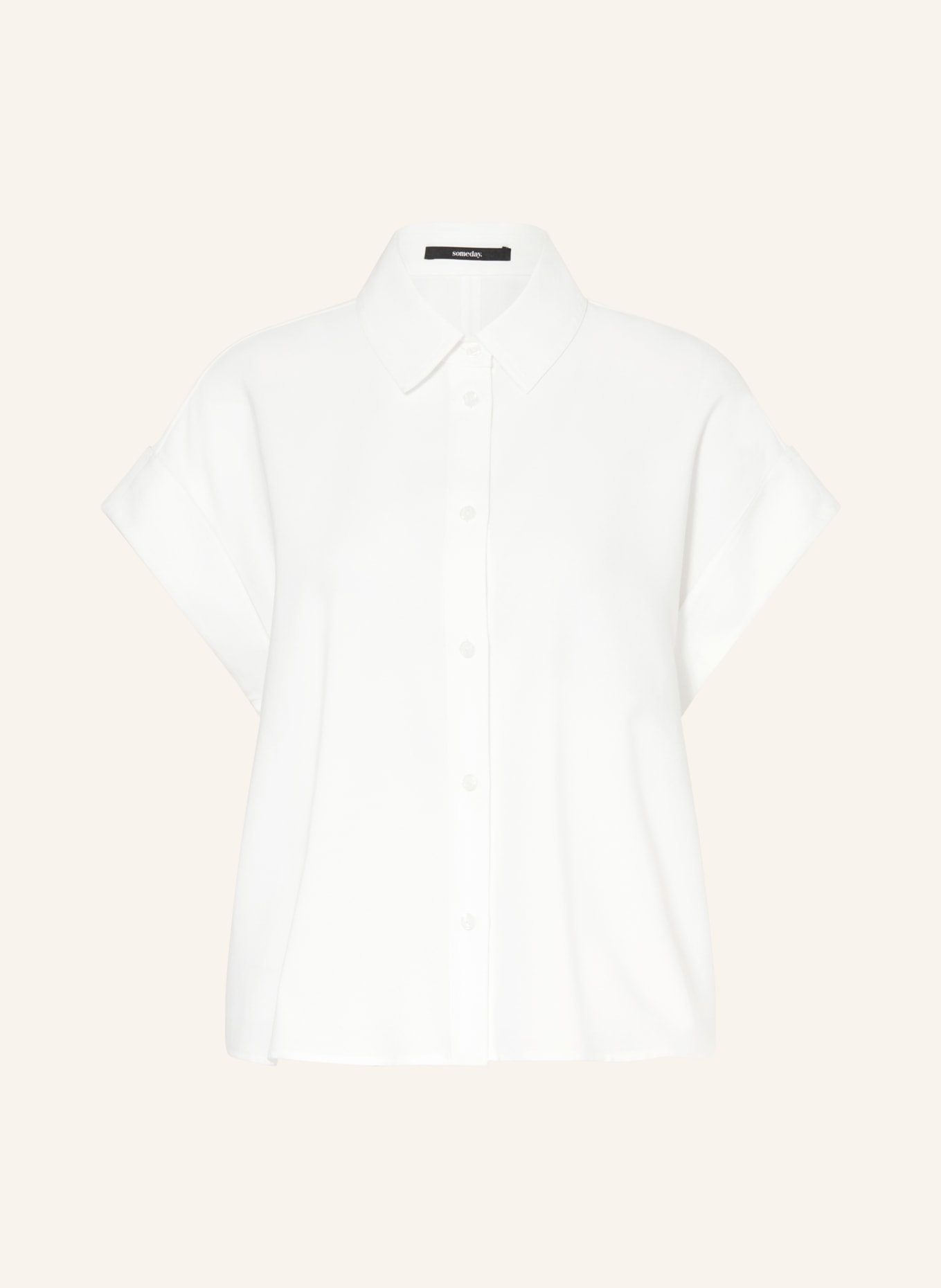 someday ZELYA Shirt Blouse: WHITE