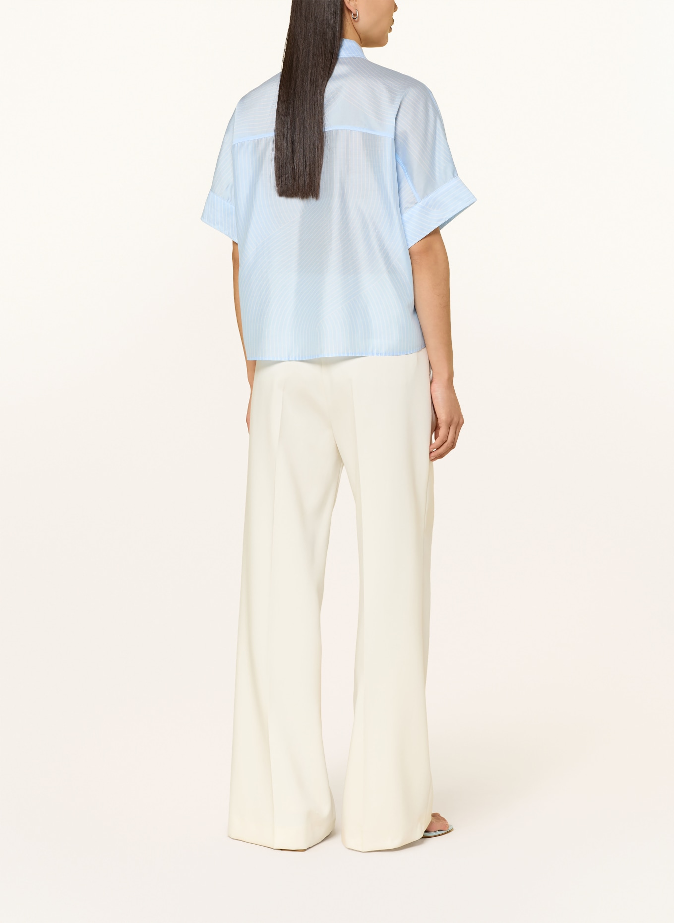 someday Hemdbluse ZULIN: HELLBLAU / WEISS