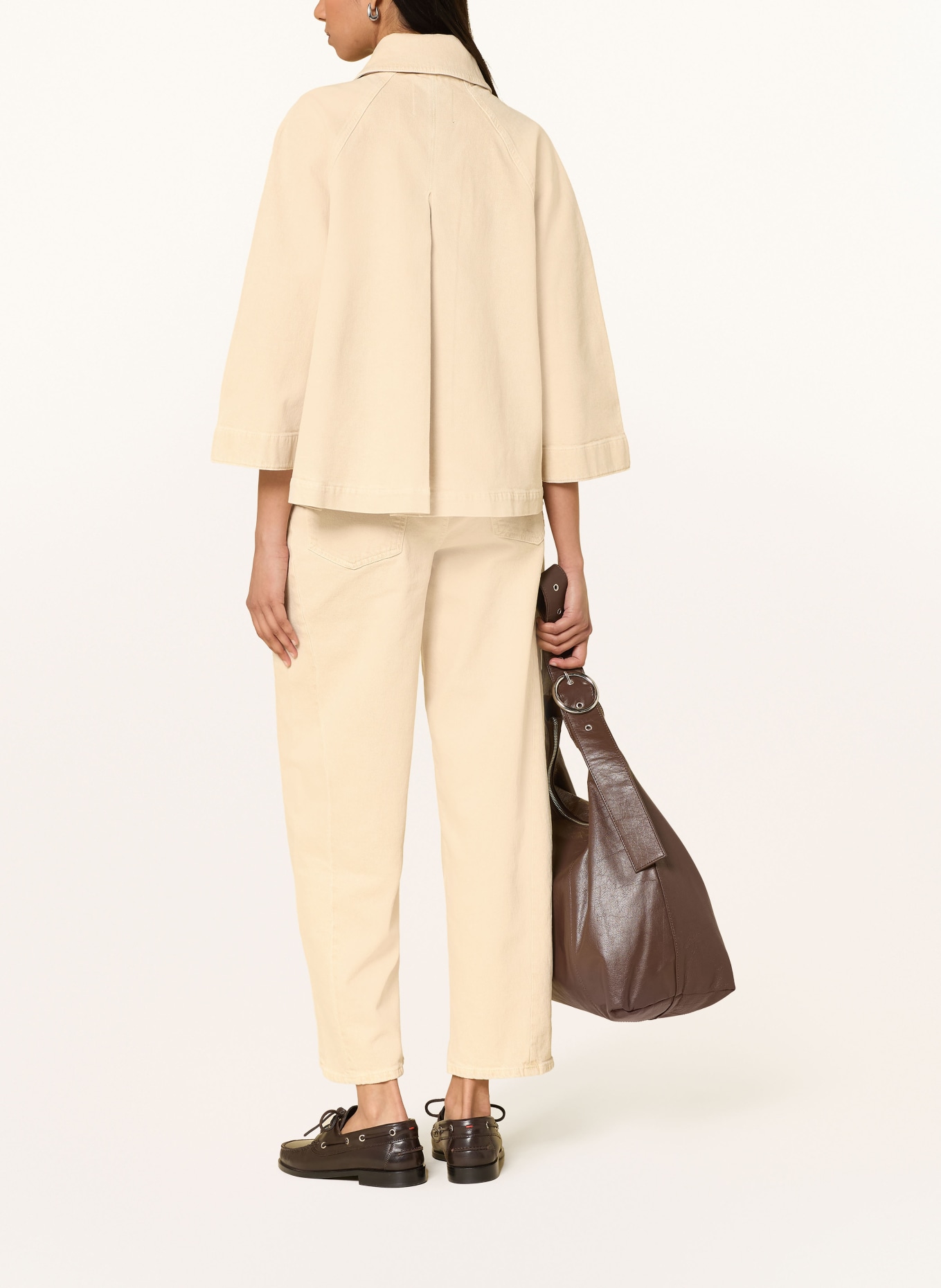 someday Kastenjacke NYELLE mit 3/4-Arm: HELLBRAUN