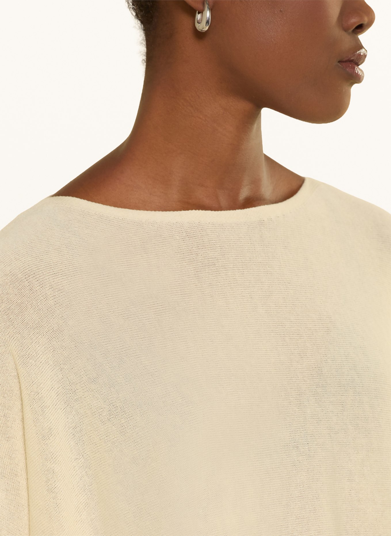 someday TIRAJA-trui met 3/4-mouwen: LICHTGEEL