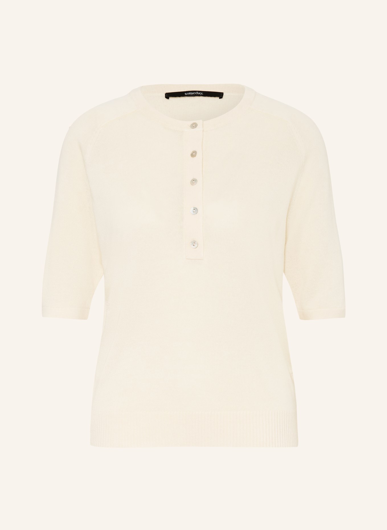 someday Pull en maille TURELIA: JAUNE CLAIR