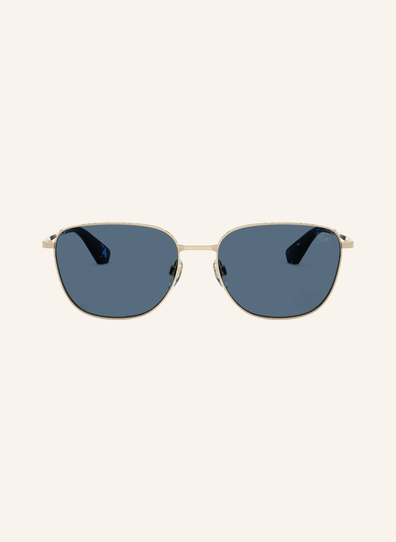 BURBERRY Sunglasses BE3171: GOLD/ DARK BLUE