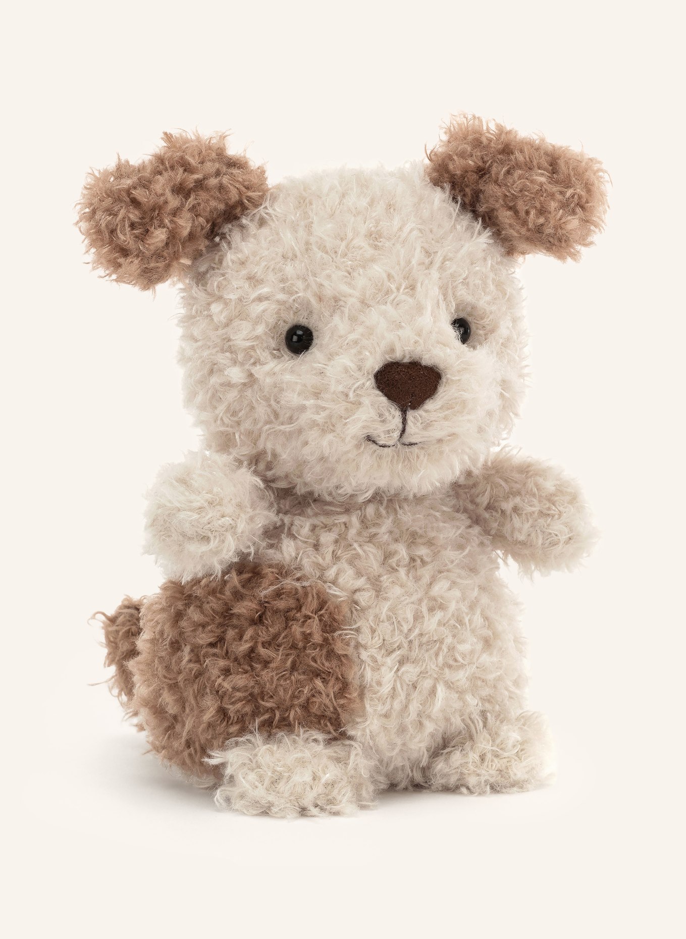 Jellycat Pluszowa zabawka LITTLE PUP: JASNOBRĄZOWY / BRĄZOWY