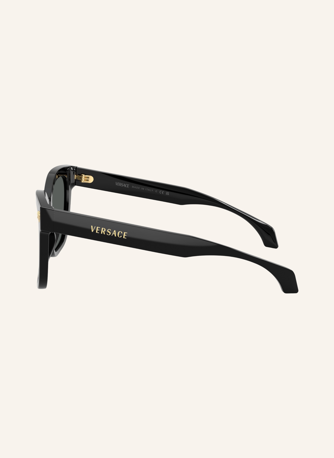 VERSACE Lunettes de soleil VE4511: NOIR / GRIS FONCÉ