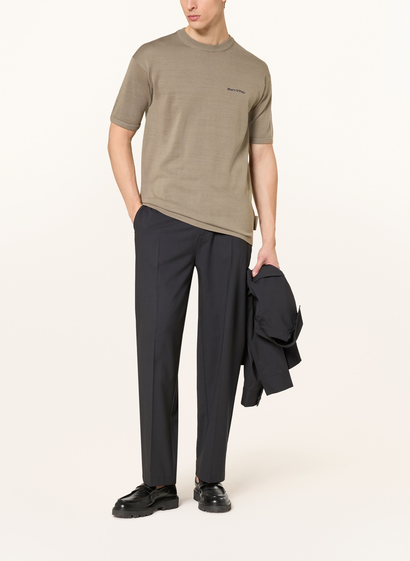 Marc O'Polo Strickshirt: TAUPE