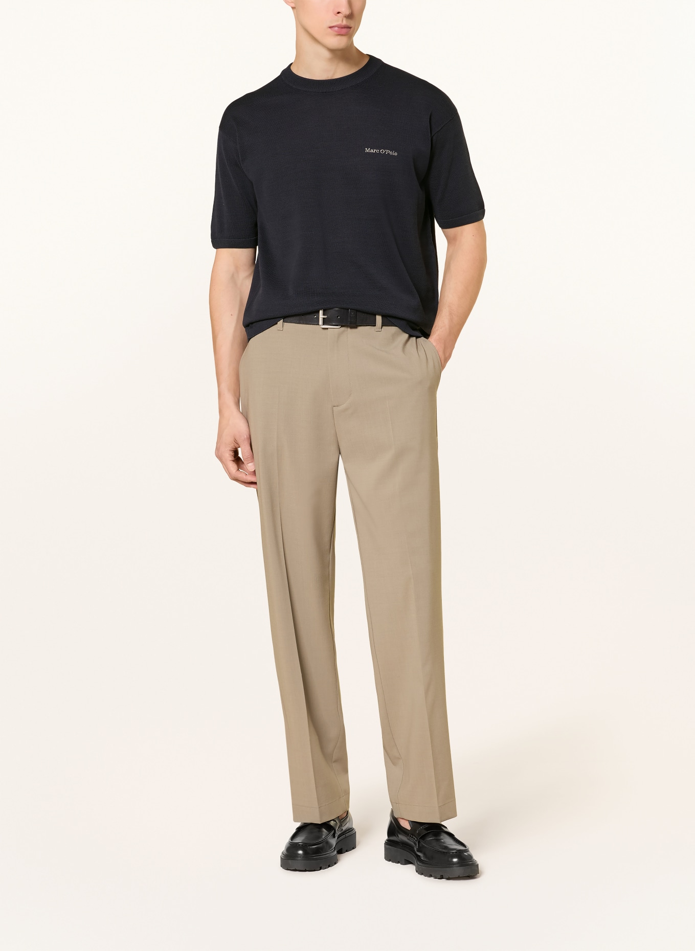 Marc O'Polo Strickshirt: DUNKELBLAU