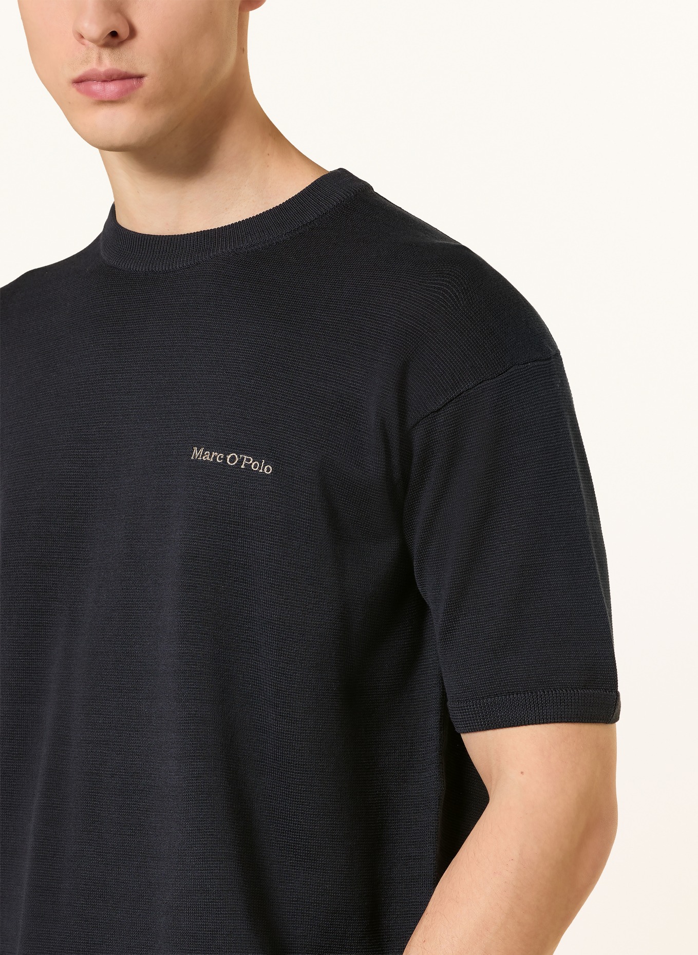 Marc O'Polo Strickshirt: DUNKELBLAU