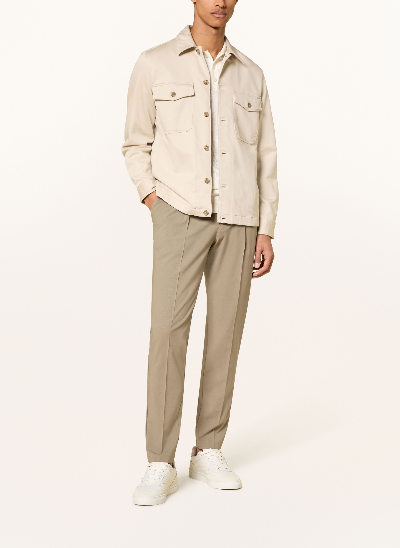 Marc O'Polo Chino MOROT JOGGER Extra Slim Fit: TAUPE