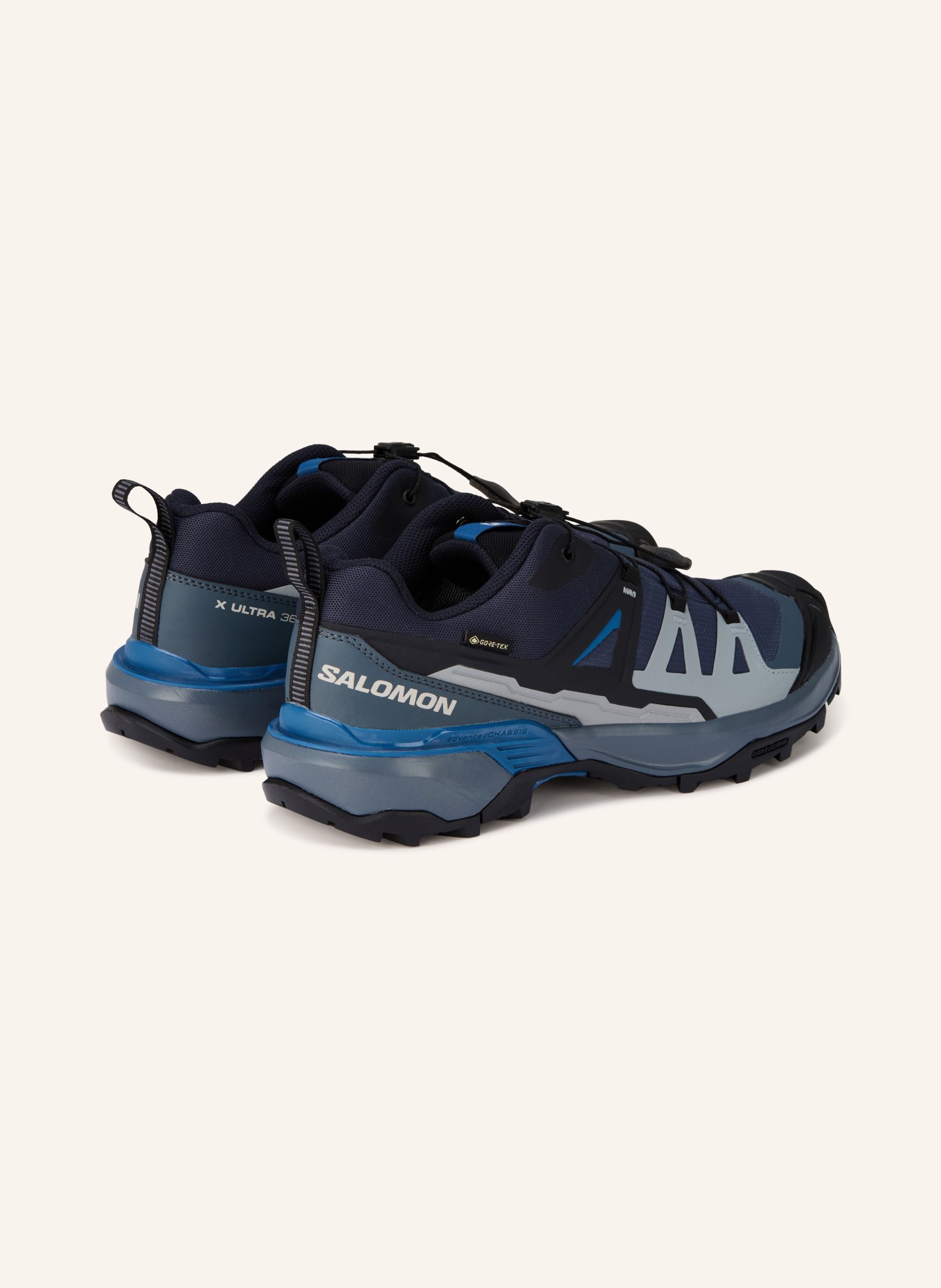 SALOMON Wandelschoenen X ULTRA 360 GTX: DONKERBLAUW / GRIJS / ZWART