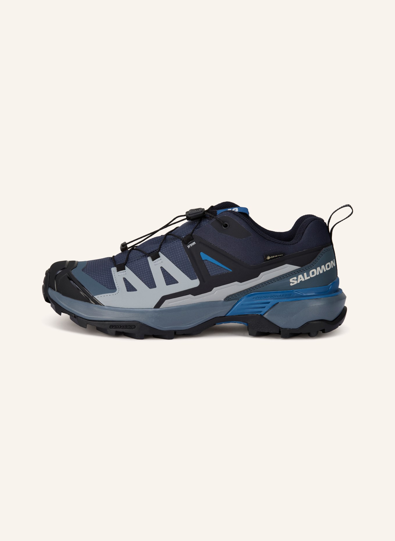 SALOMON Wandelschoenen X ULTRA 360 GTX: DONKERBLAUW / GRIJS / ZWART