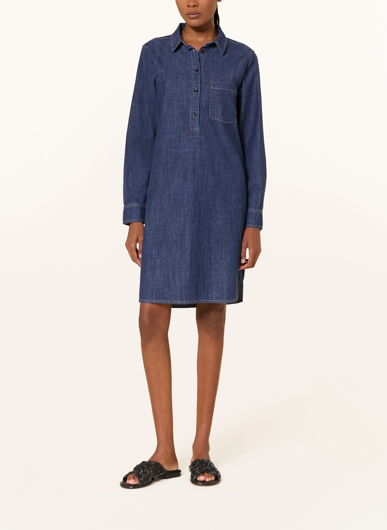 Juvia Jeanskleid NURIA: DUNKELBLAU