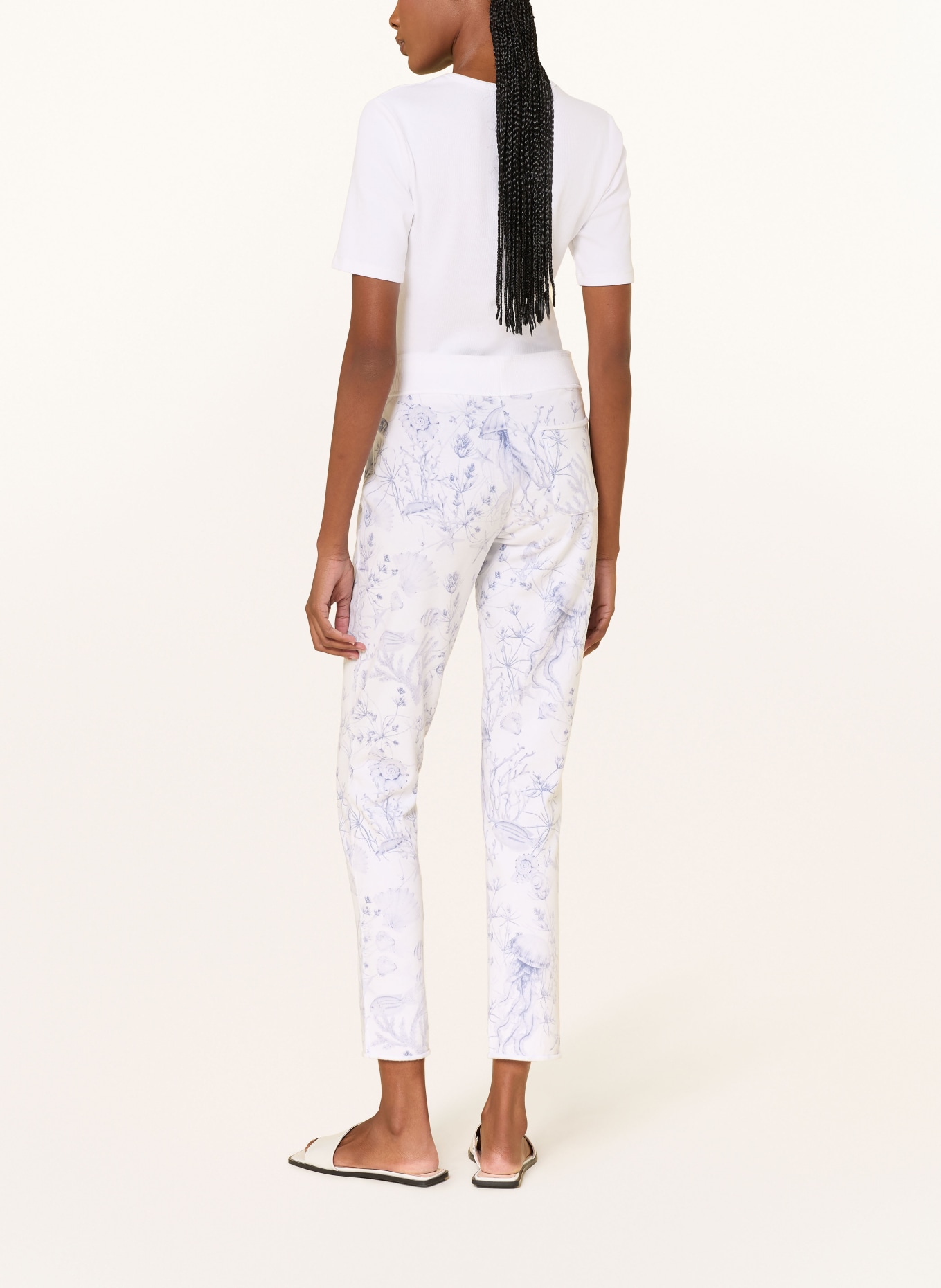 Juvia Sweatpants SMILLA: BLAU / WEISS
