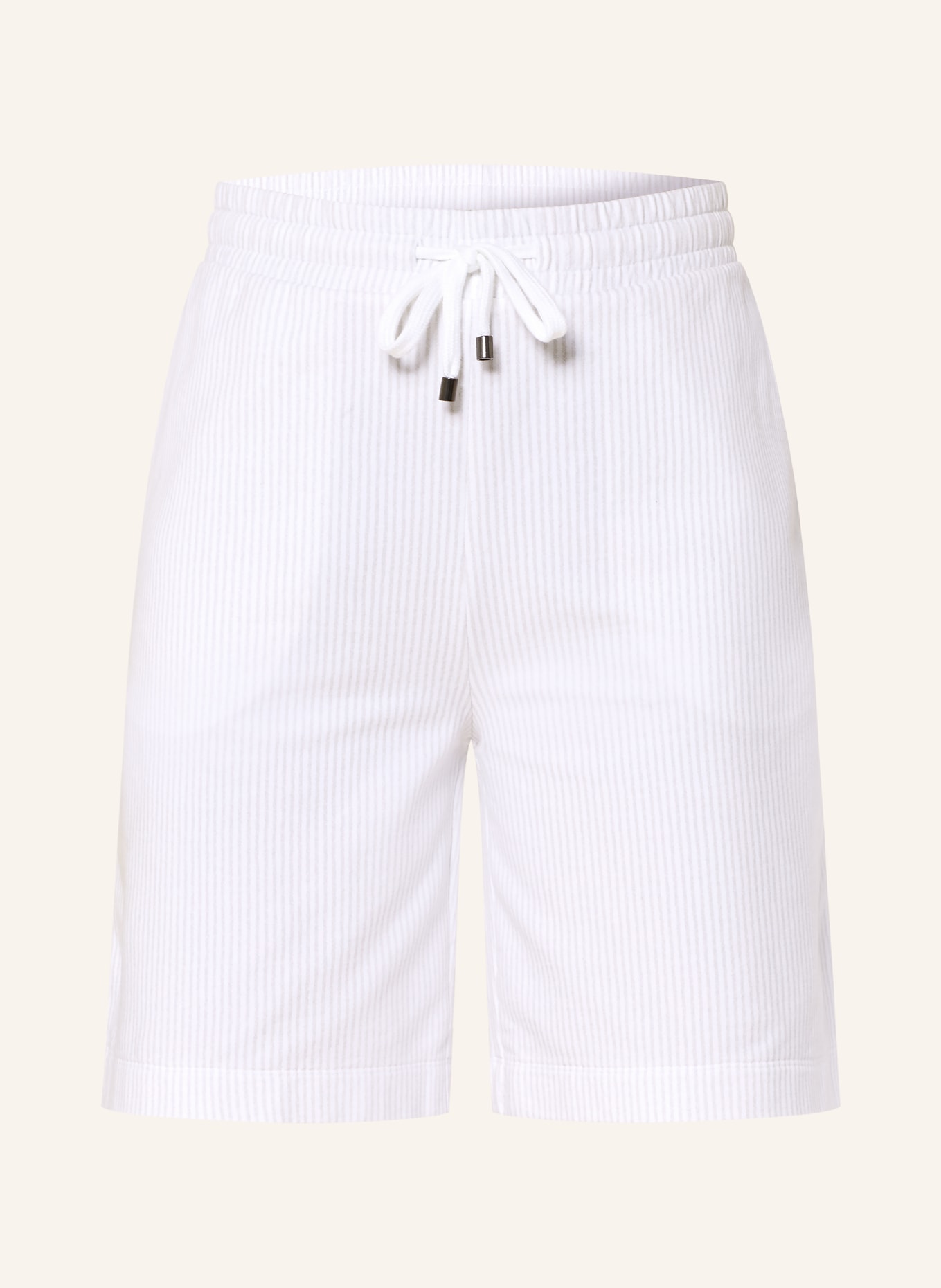 Juvia Sweatshorts BRENDA: LICHTGRIJS / WIT