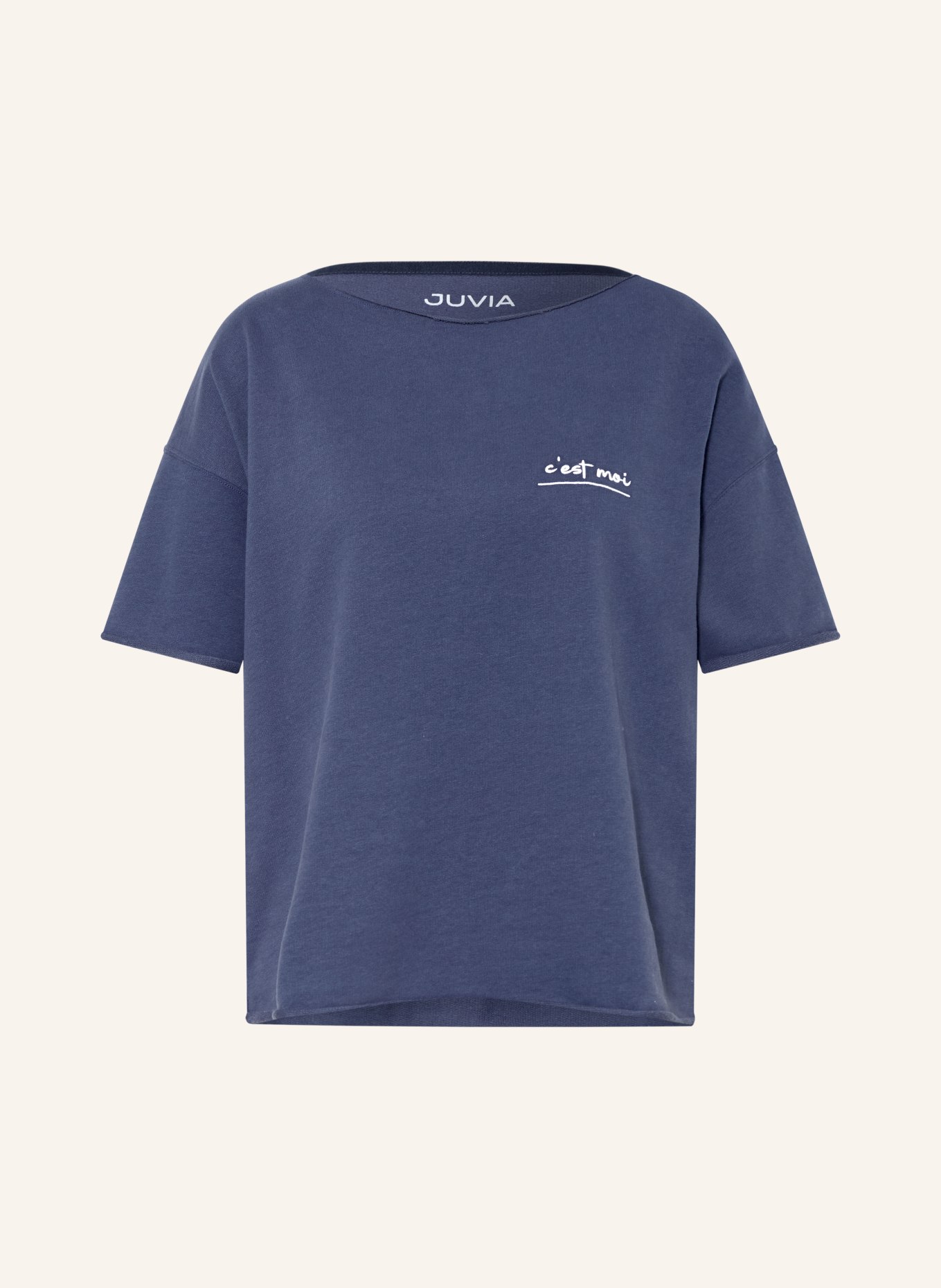 Juvia KAYA Sweatshirt with 3/4-length sleeves: DARK BLUE