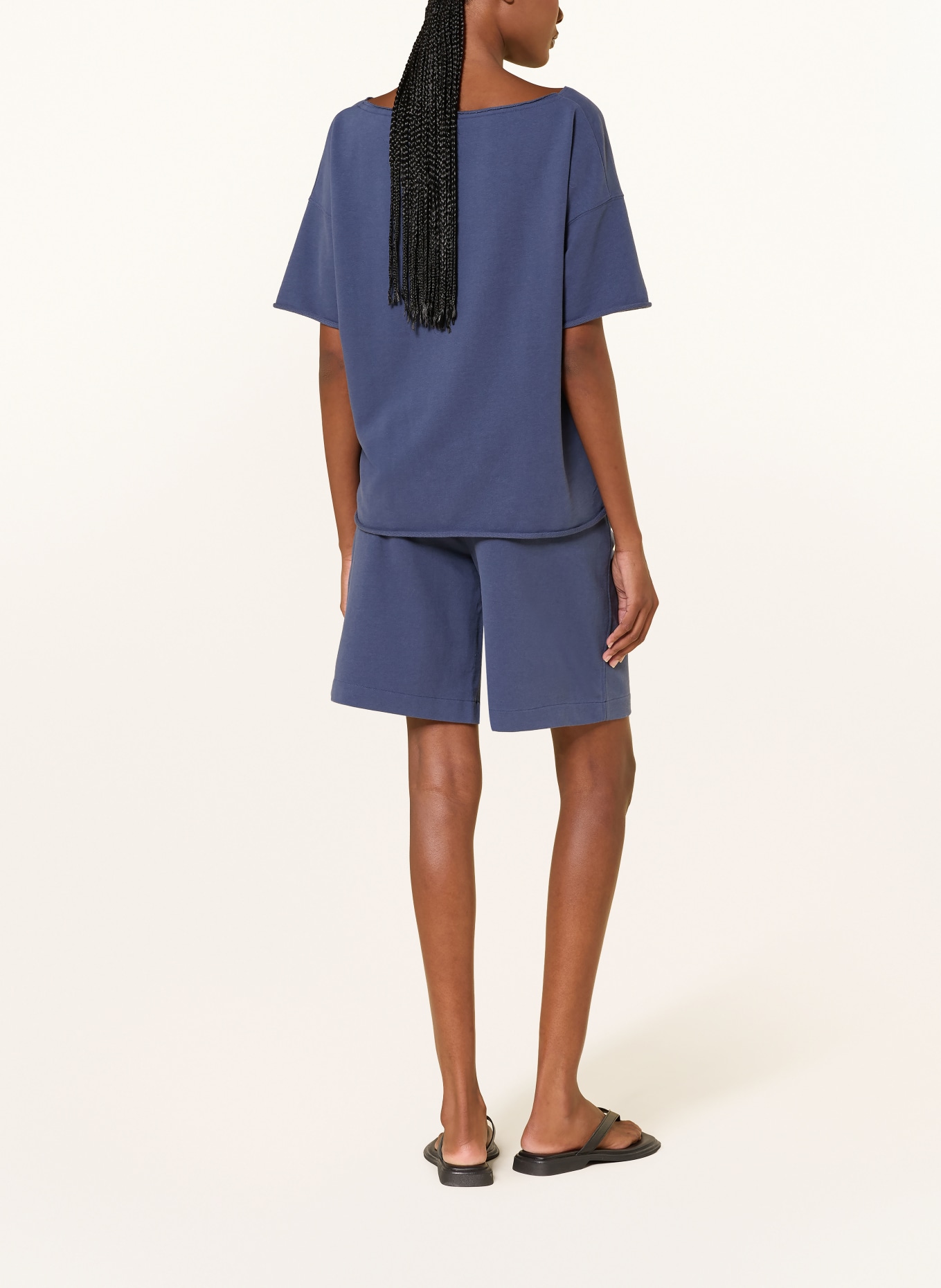 Juvia KAYA Sweatshirt with 3/4-length sleeves: DARK BLUE