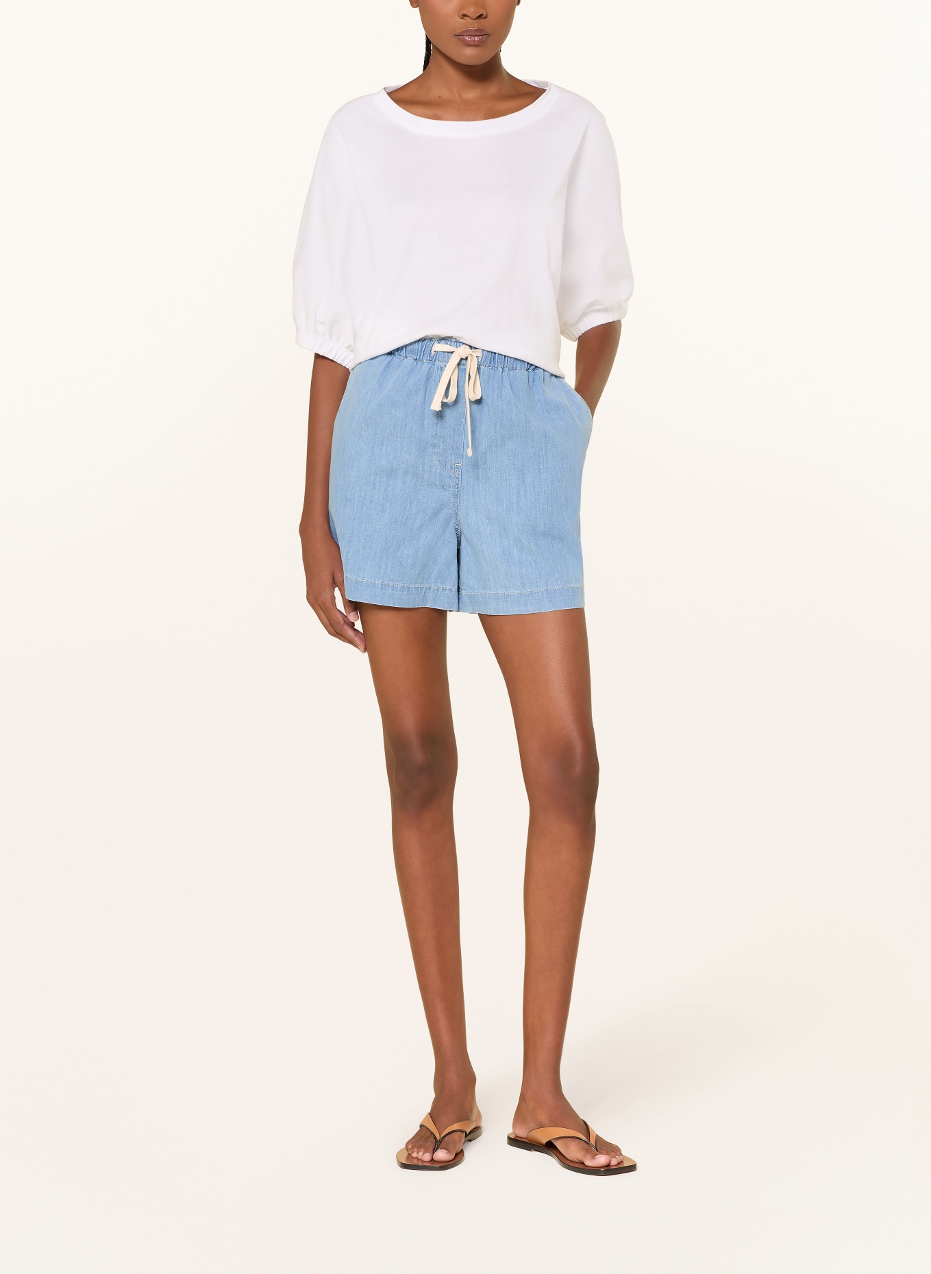 Juvia ELIS denim shorts: 802 light washed