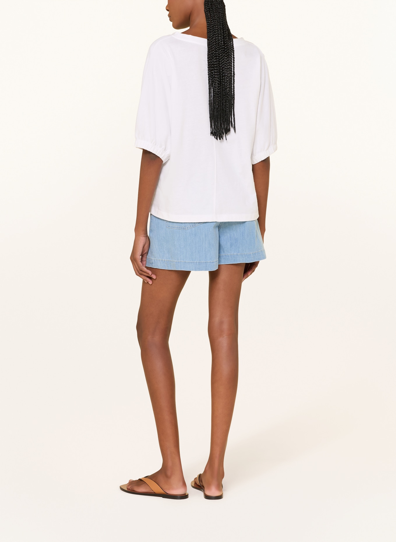 Juvia ELIS denim shorts: 802 light washed