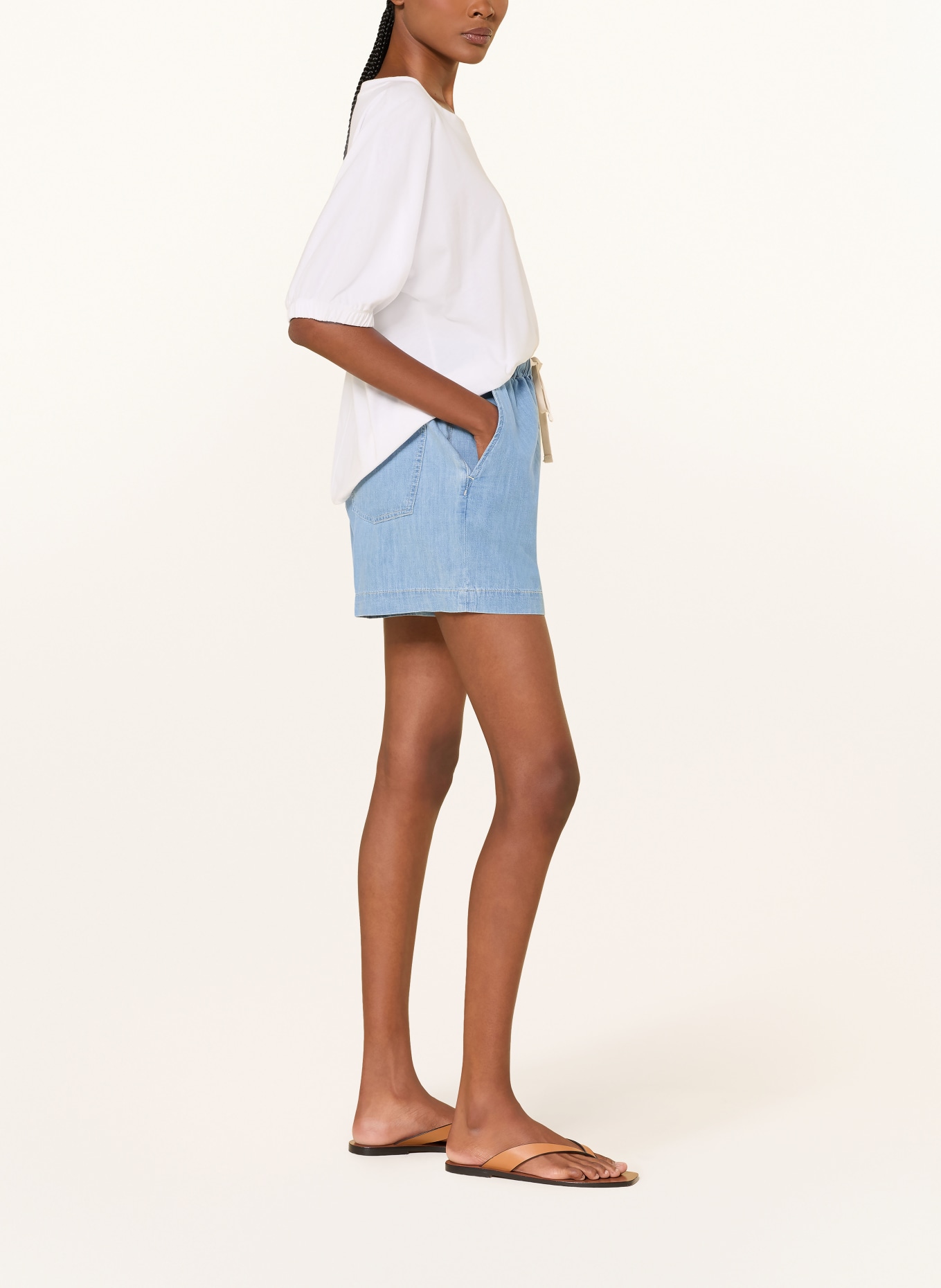 Juvia ELIS denim shorts: 802 light washed