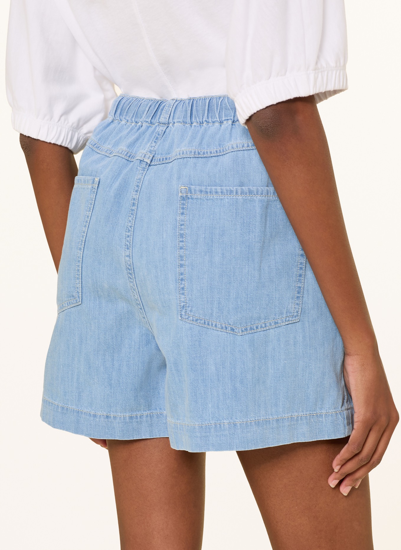 Juvia ELIS denim shorts: 802 light washed