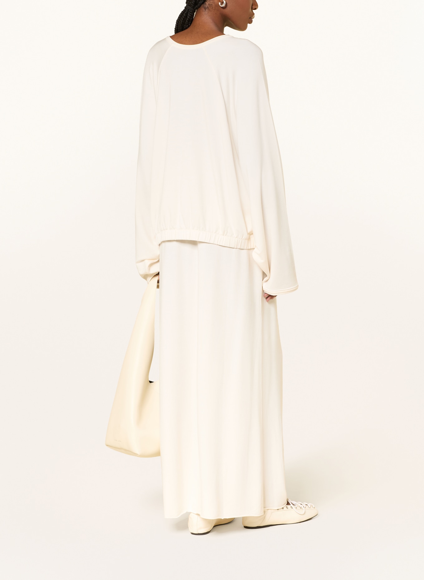 black palms BRIONA Oversized Blouse Shirt: CREAM