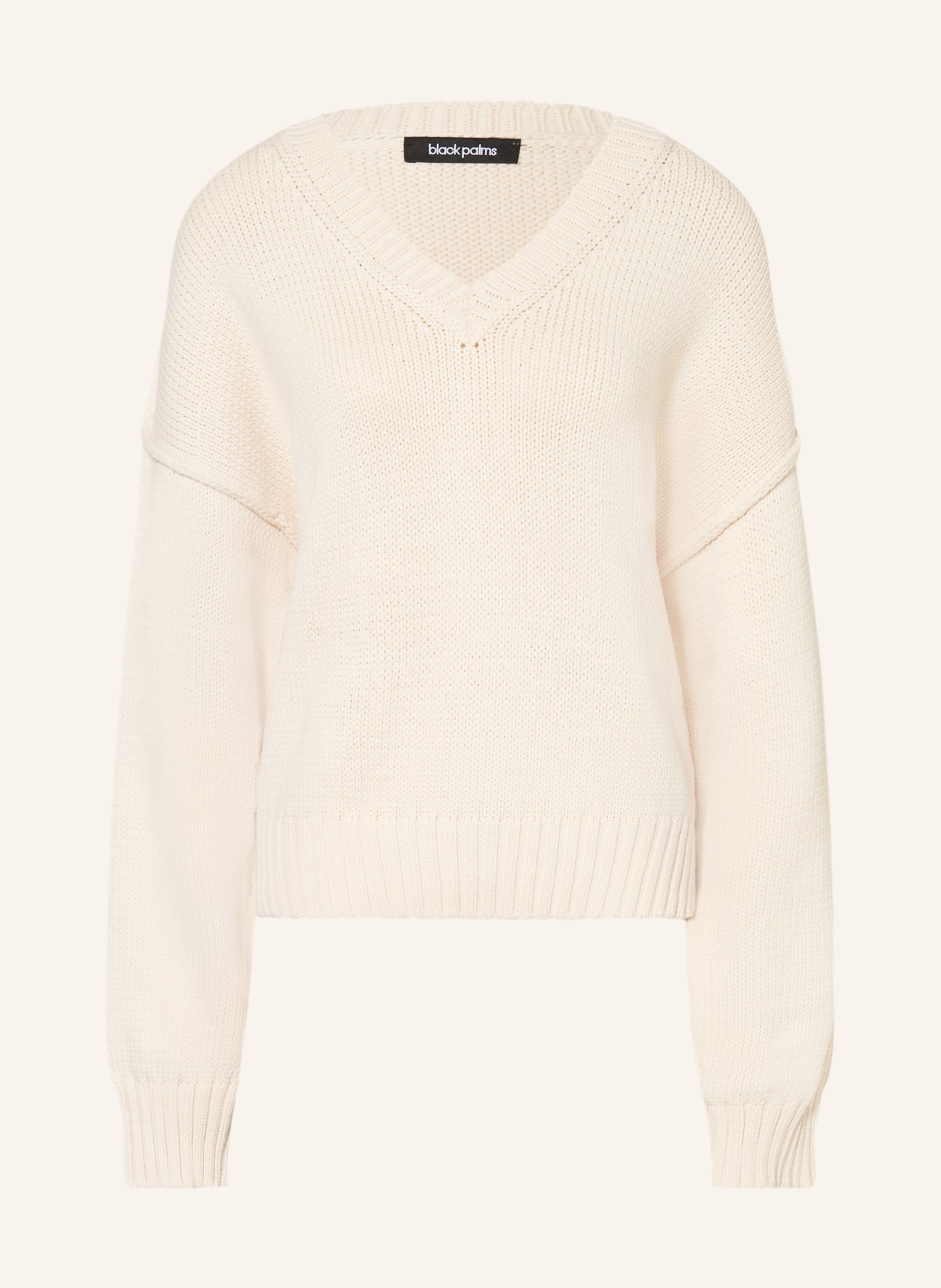 black palms TIRAH Sweater: CREAM