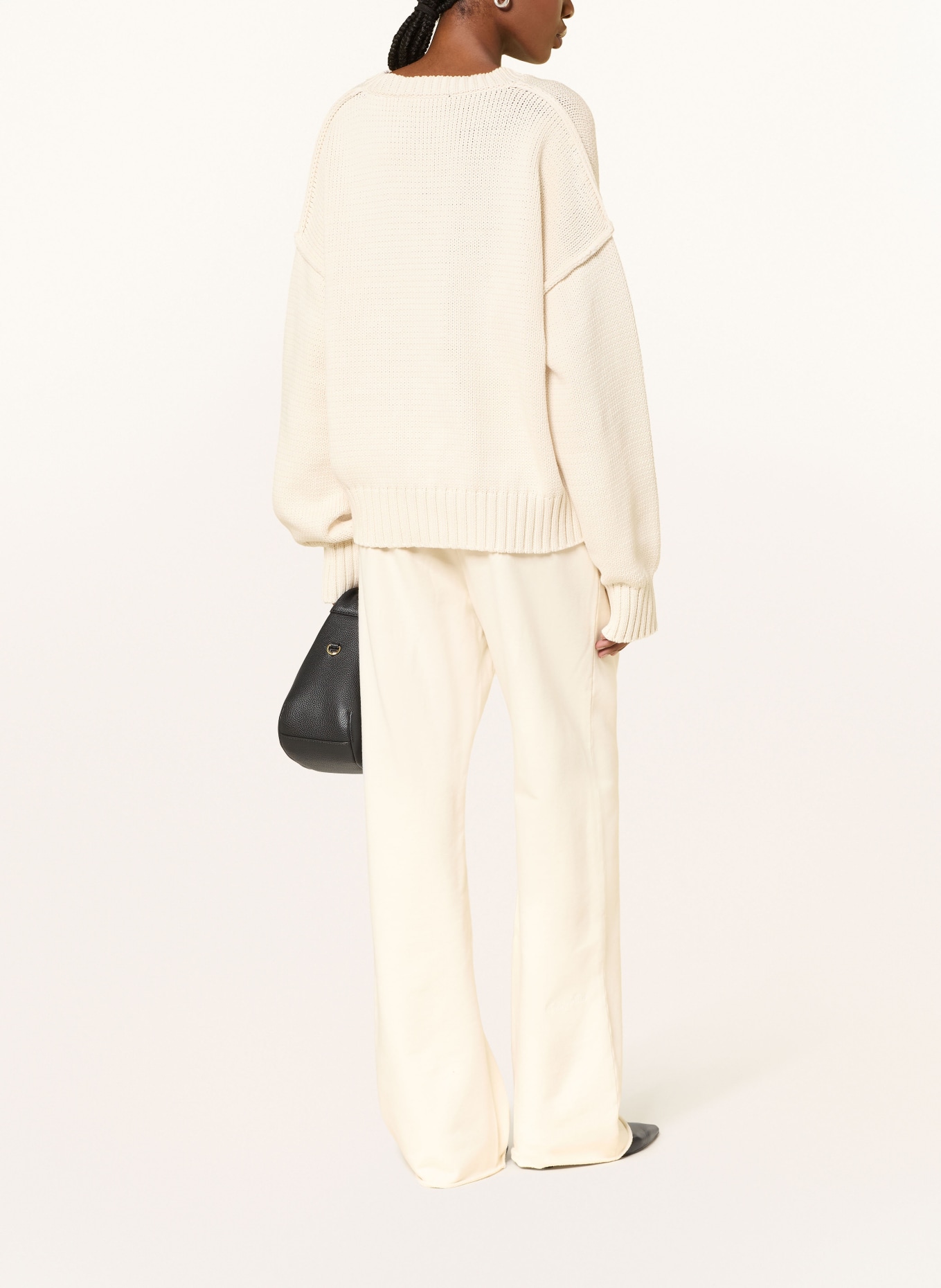 black palms TIRAH Sweater: CREAM
