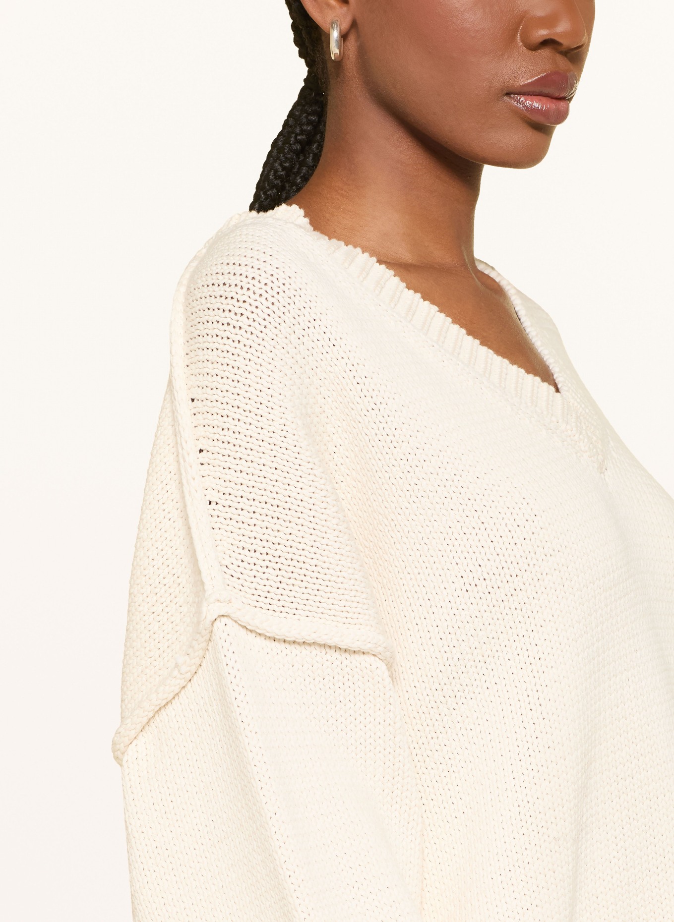 black palms TIRAH Sweater: CREAM