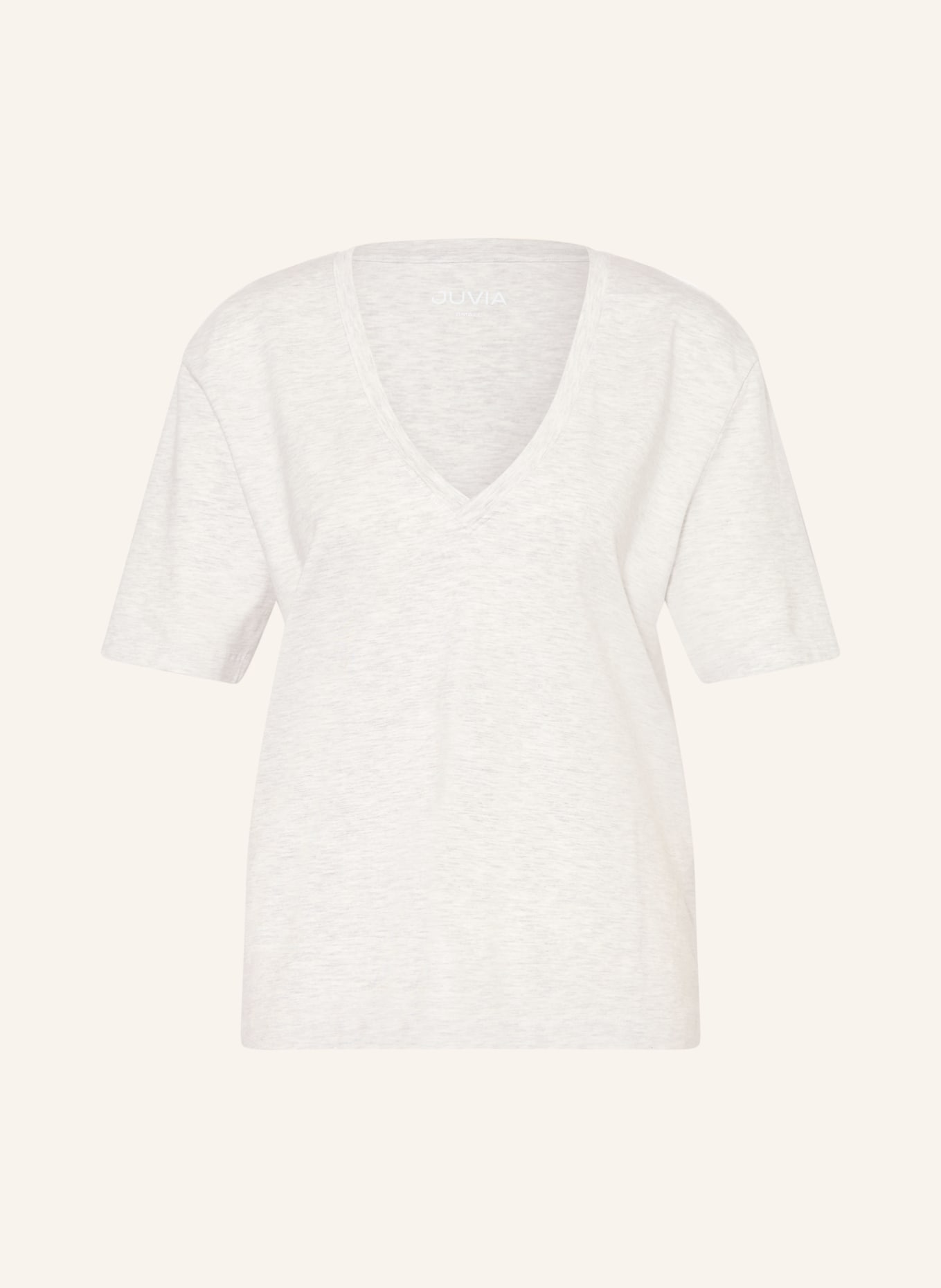 Juvia T-shirt LEEVKE: LYSEGRÅ