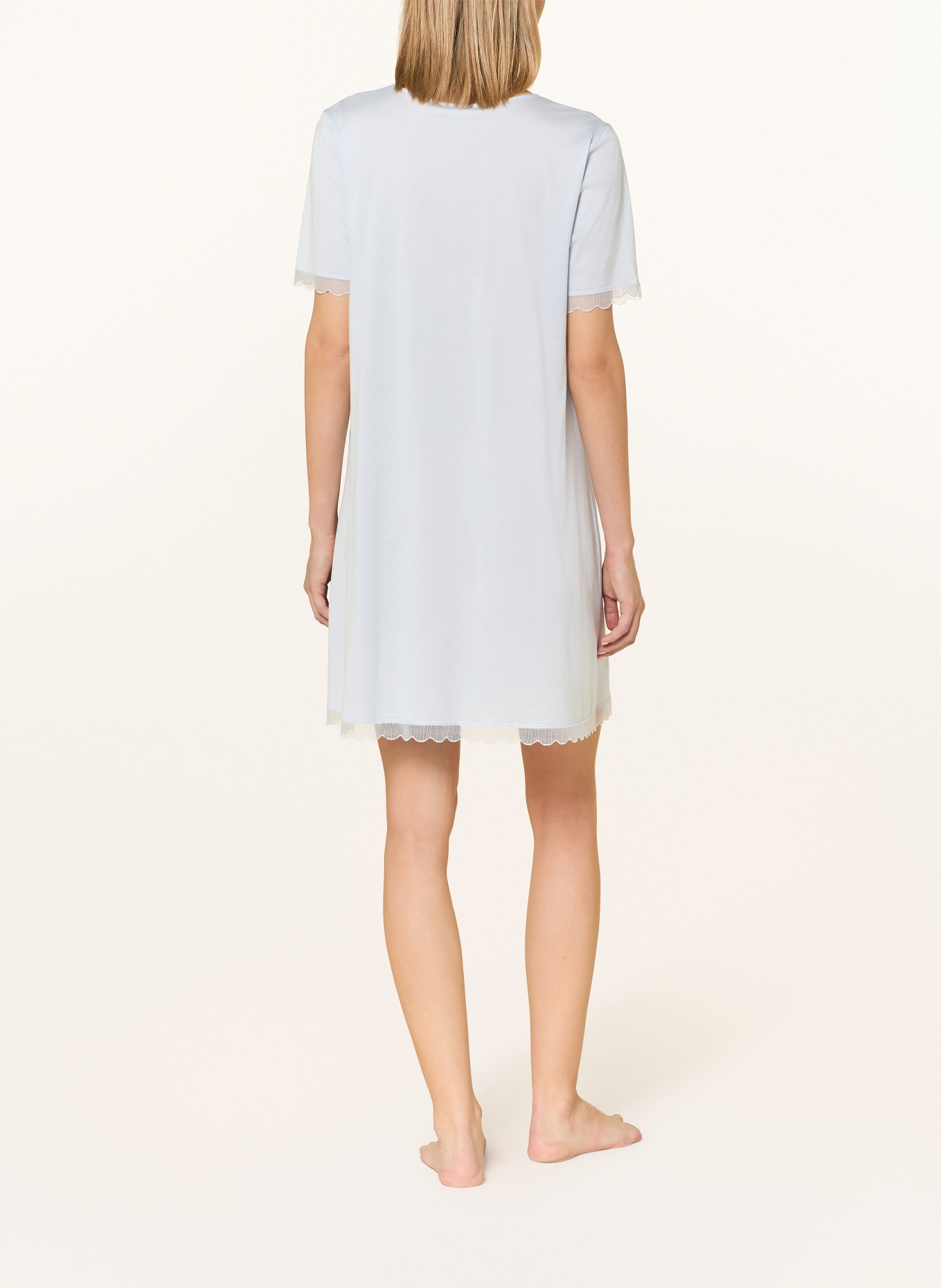 HANRO noční košile: TMAVĚ MODRÁ