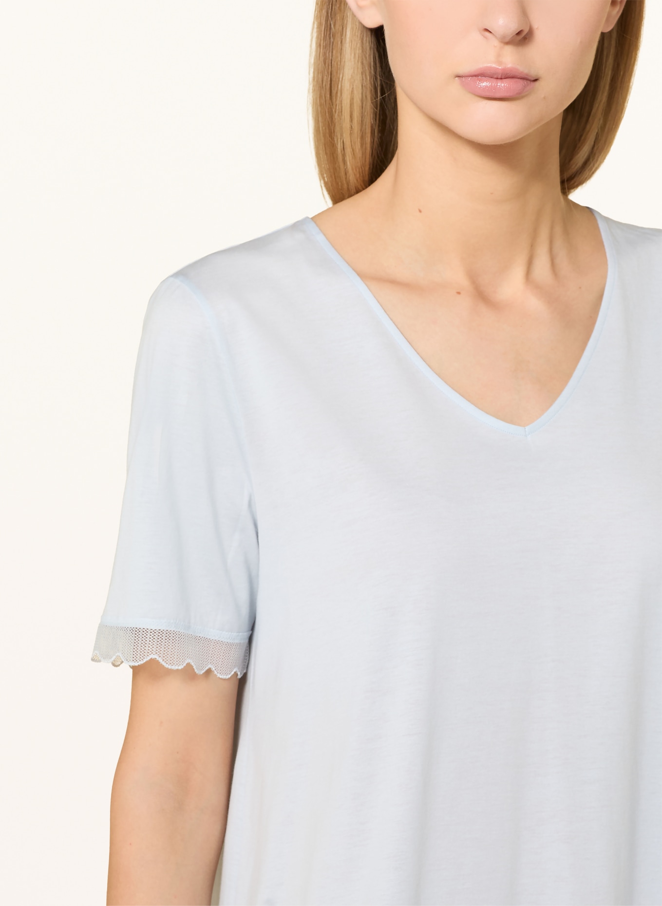 HANRO noční košile: TMAVĚ MODRÁ