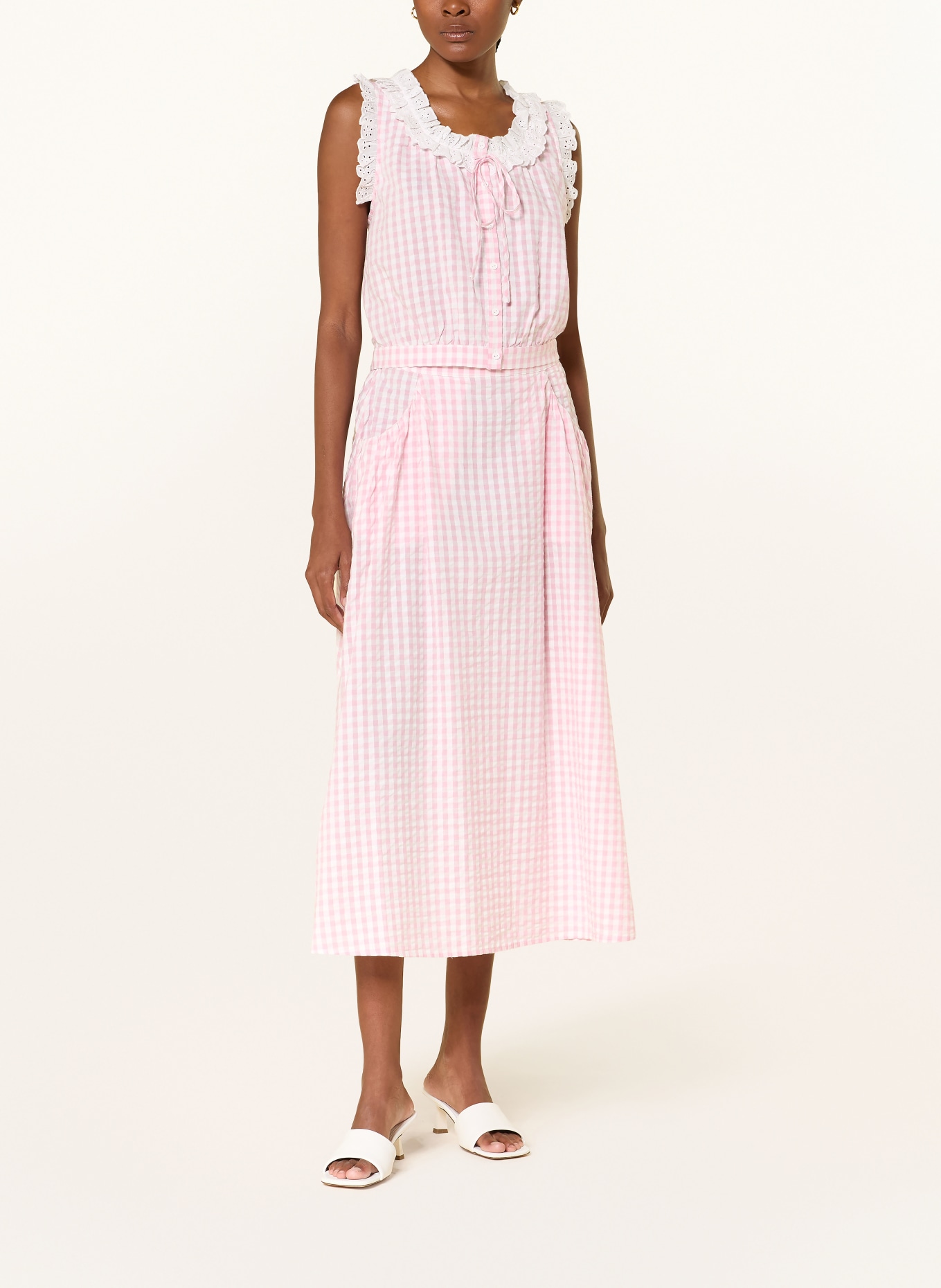 OH APRIL Rock NELLE: ROSA / WEISS