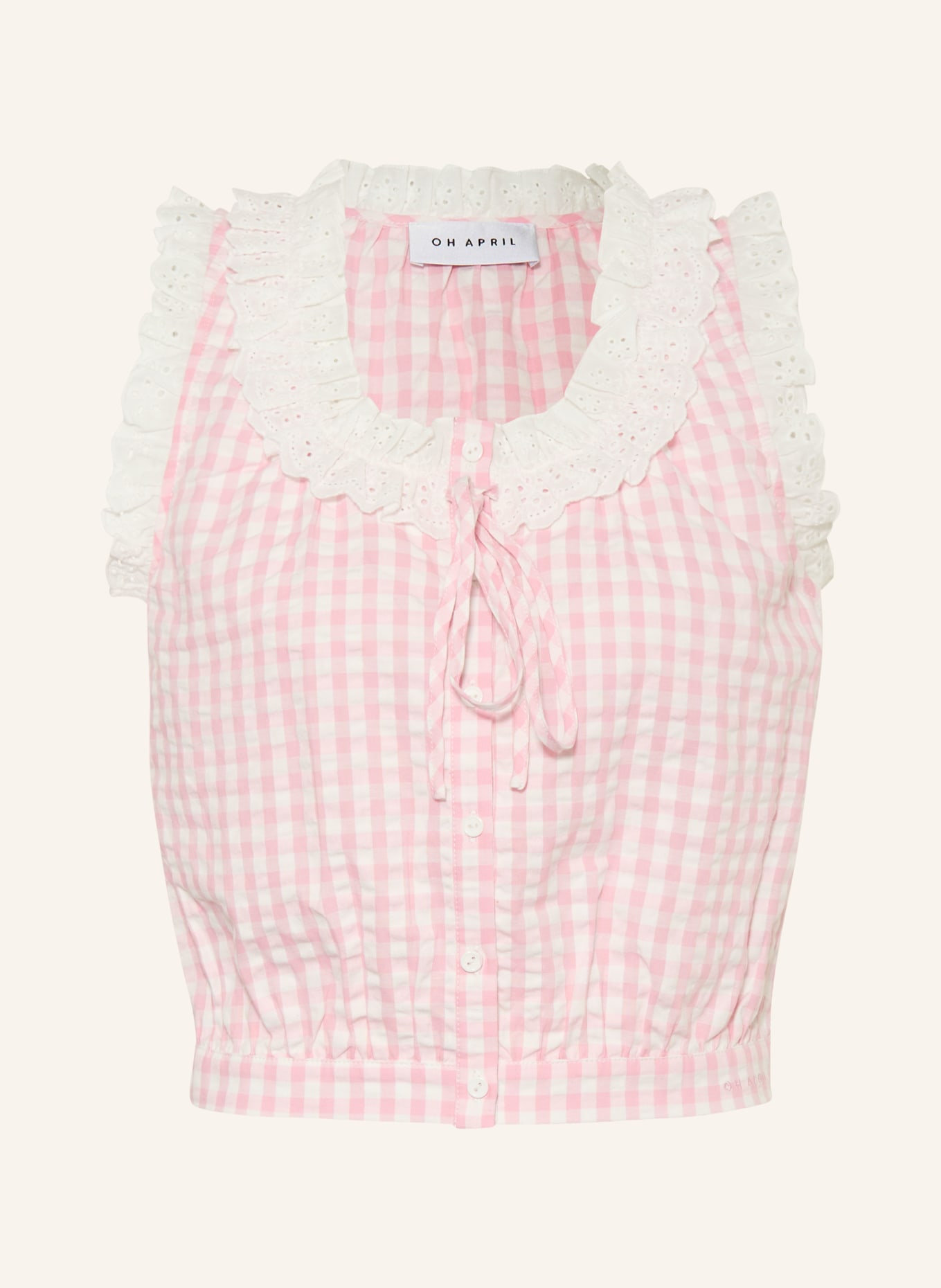 OH APRIL Top SONA: ROSA / WEISS