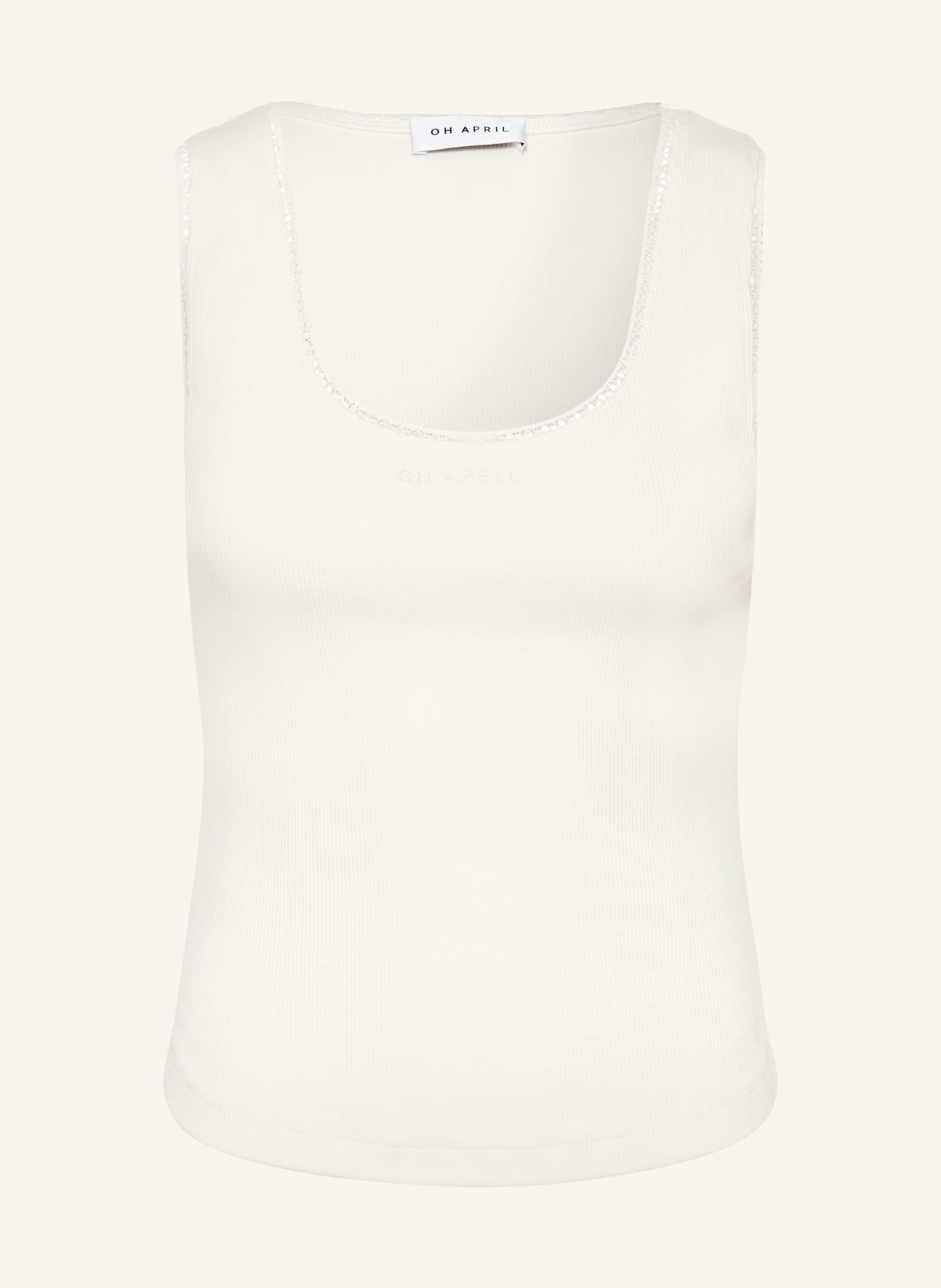 OH APRIL Top JOLIE: ECRU