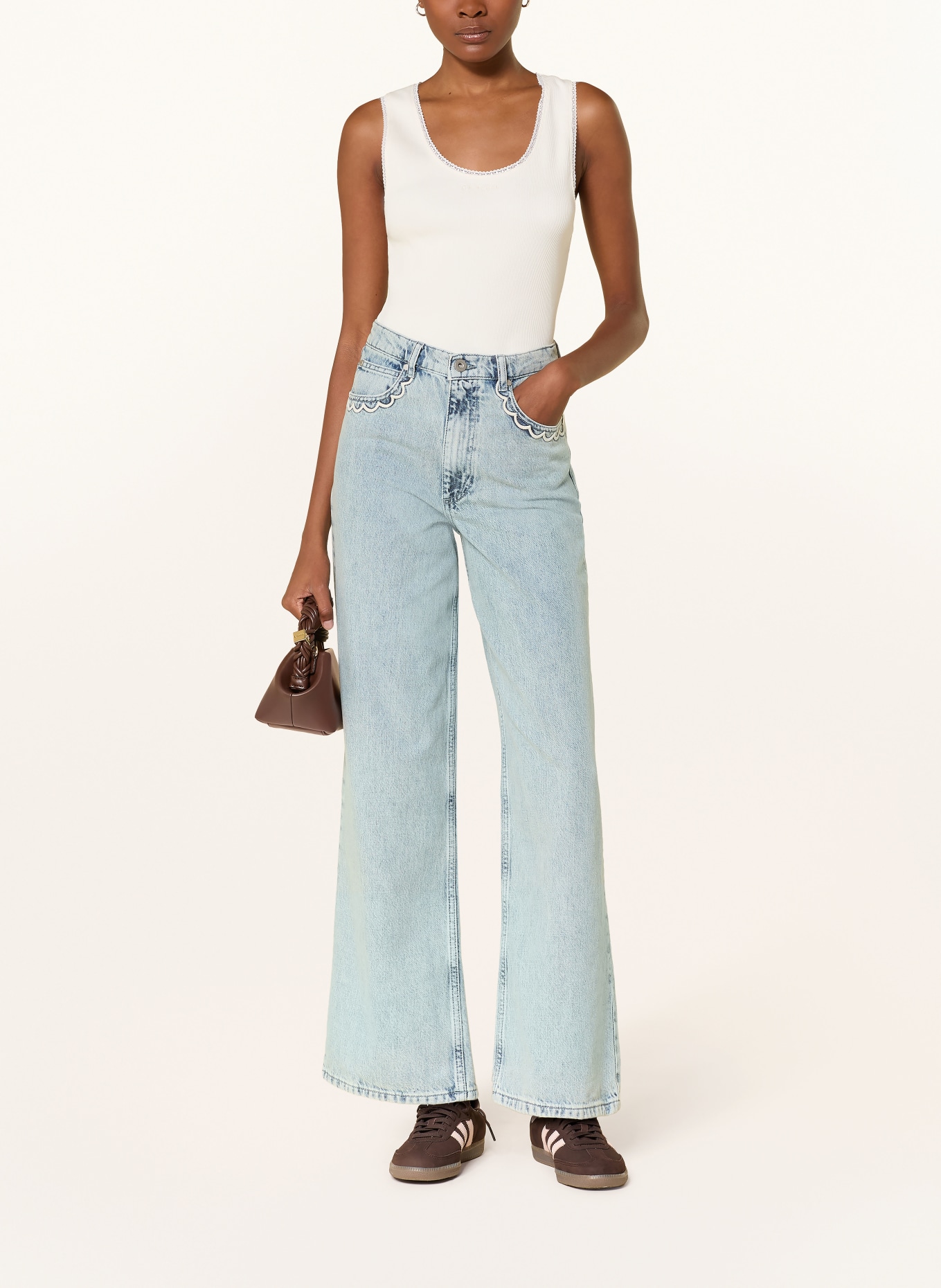 OH APRIL Top JOLIE: ECRU